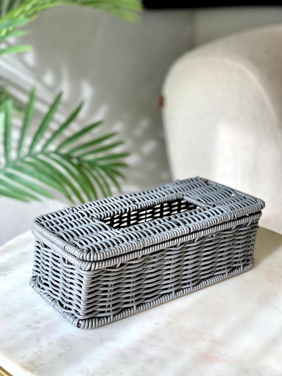 

Mason Home Grey Rattan Tissue Holder