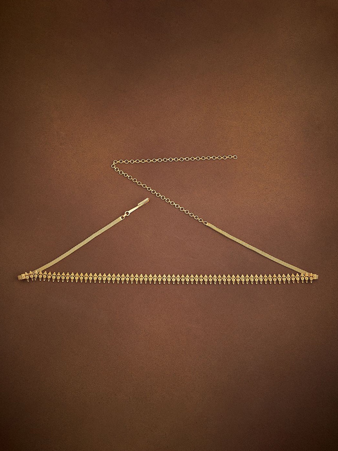 

Kushal's Fashion Jewellery Studded Waist Chain Saree Accessories, Gold