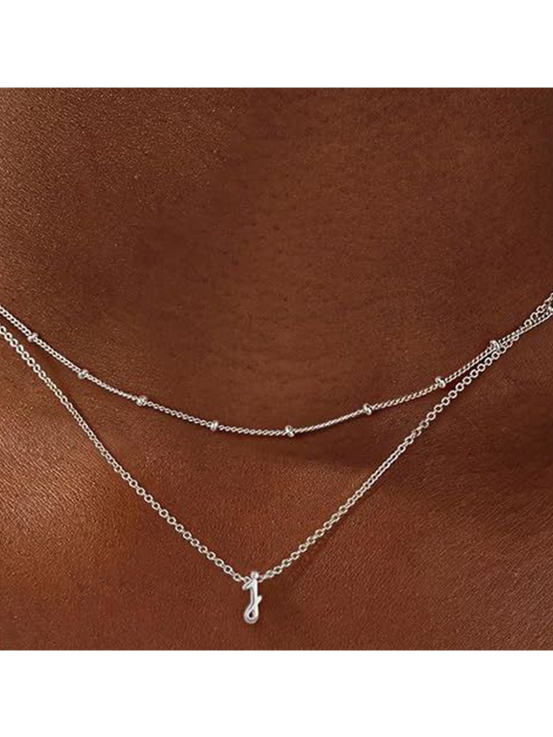 

StyleCast x Revolte Silver-Plated Layered Minimal Chain