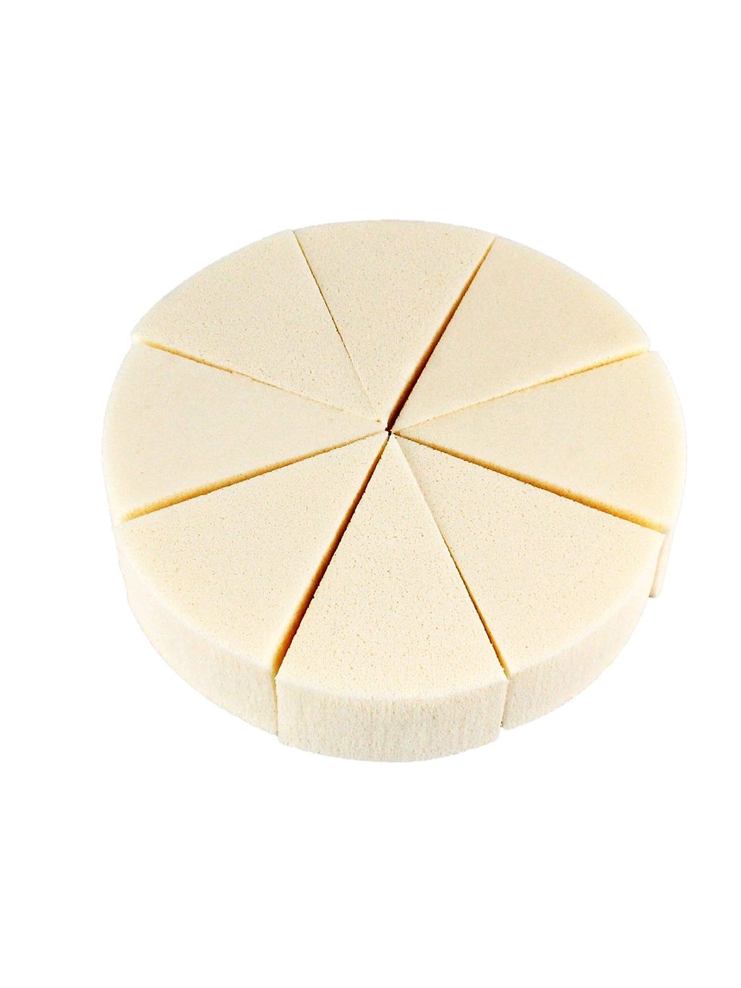 

VEGA 8 Pcs Cosmetic Sponge Wedges For Concealer & Foundation Powder - MW-08, Beige