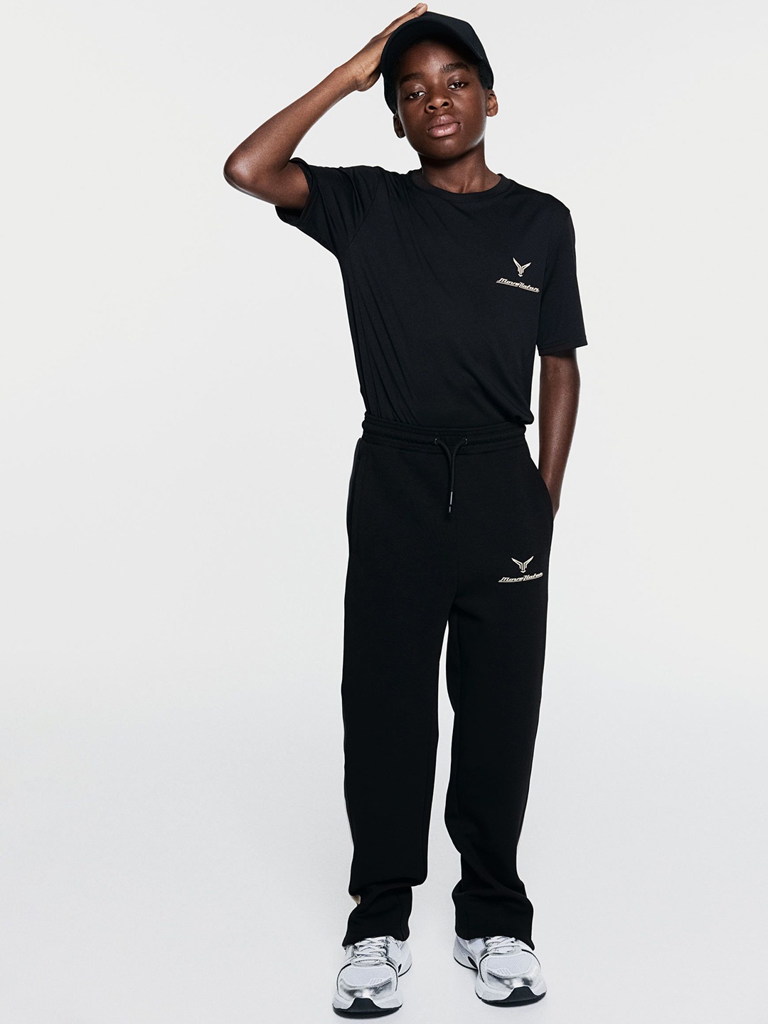 

H&M Track Pants In Dry Move, Black