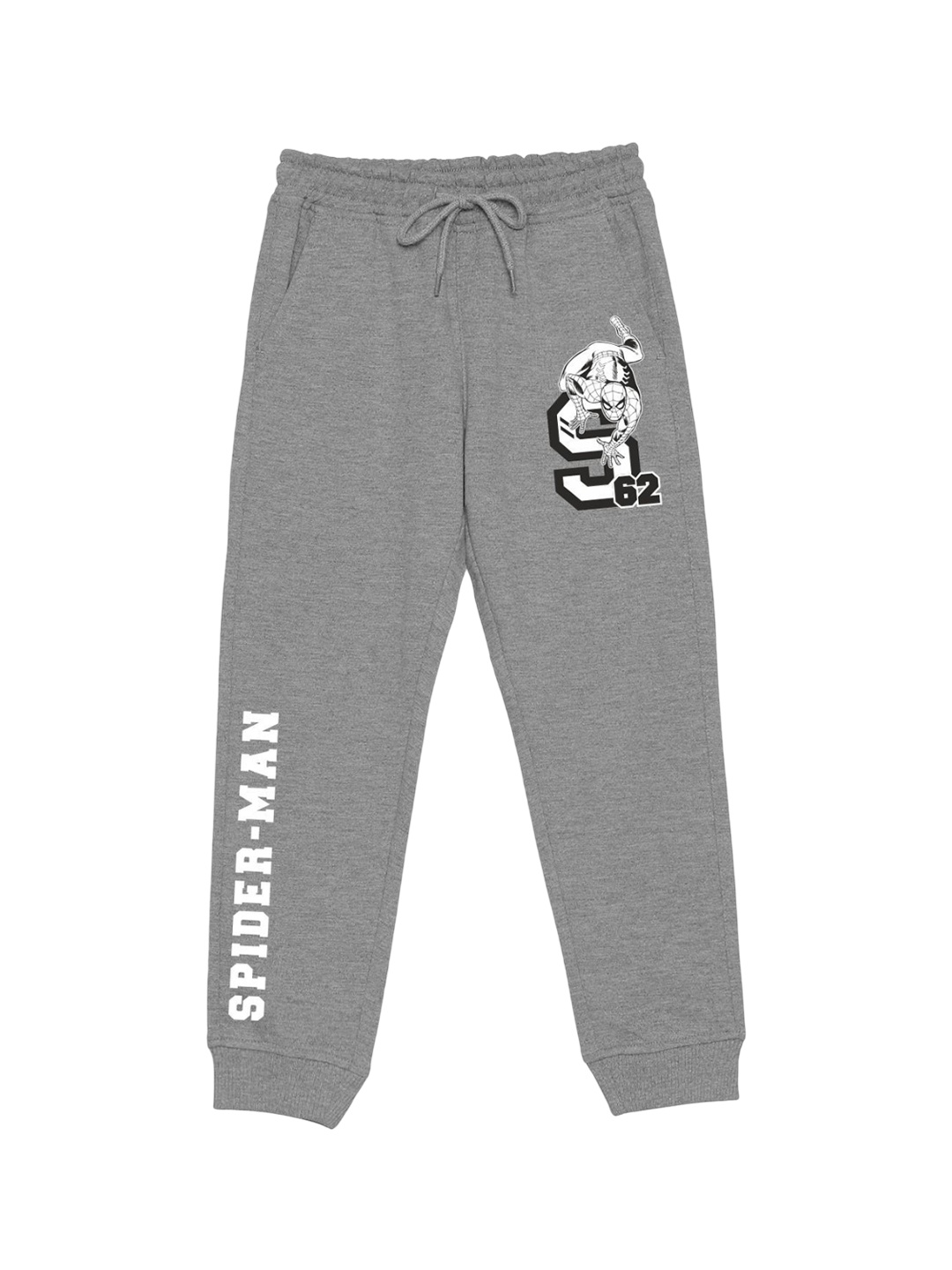 

Wear Your Mind Kids Spider-Man Printed Joggers, Grey