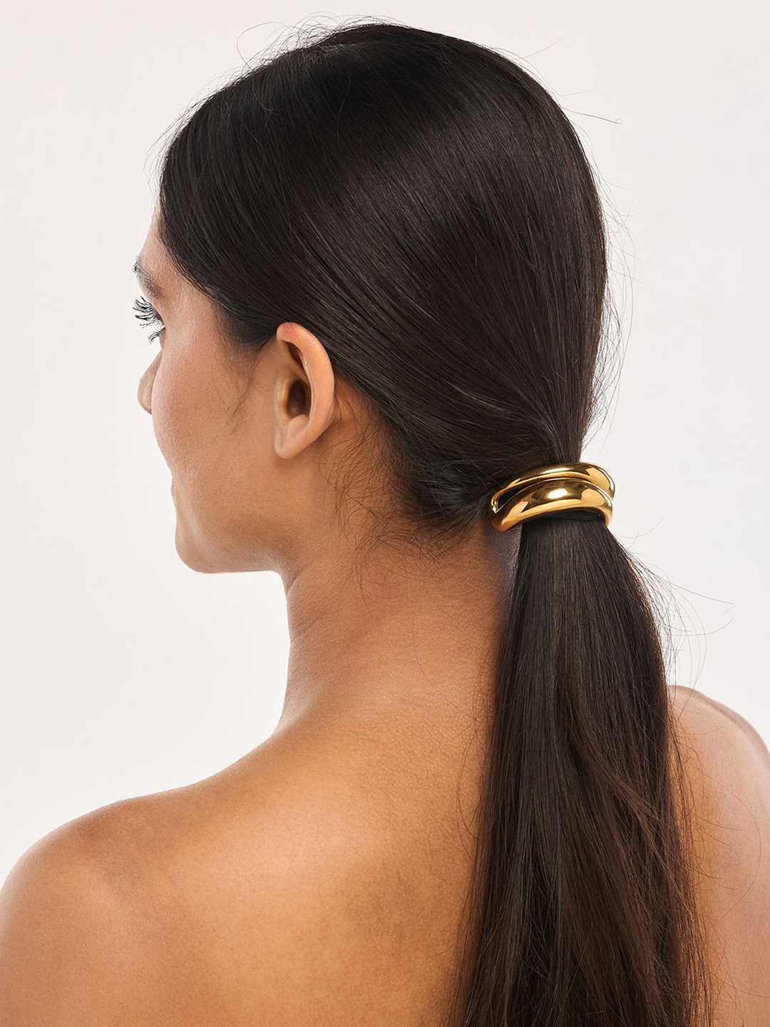 

WHITE LIES Women Ponytail Holders, Gold