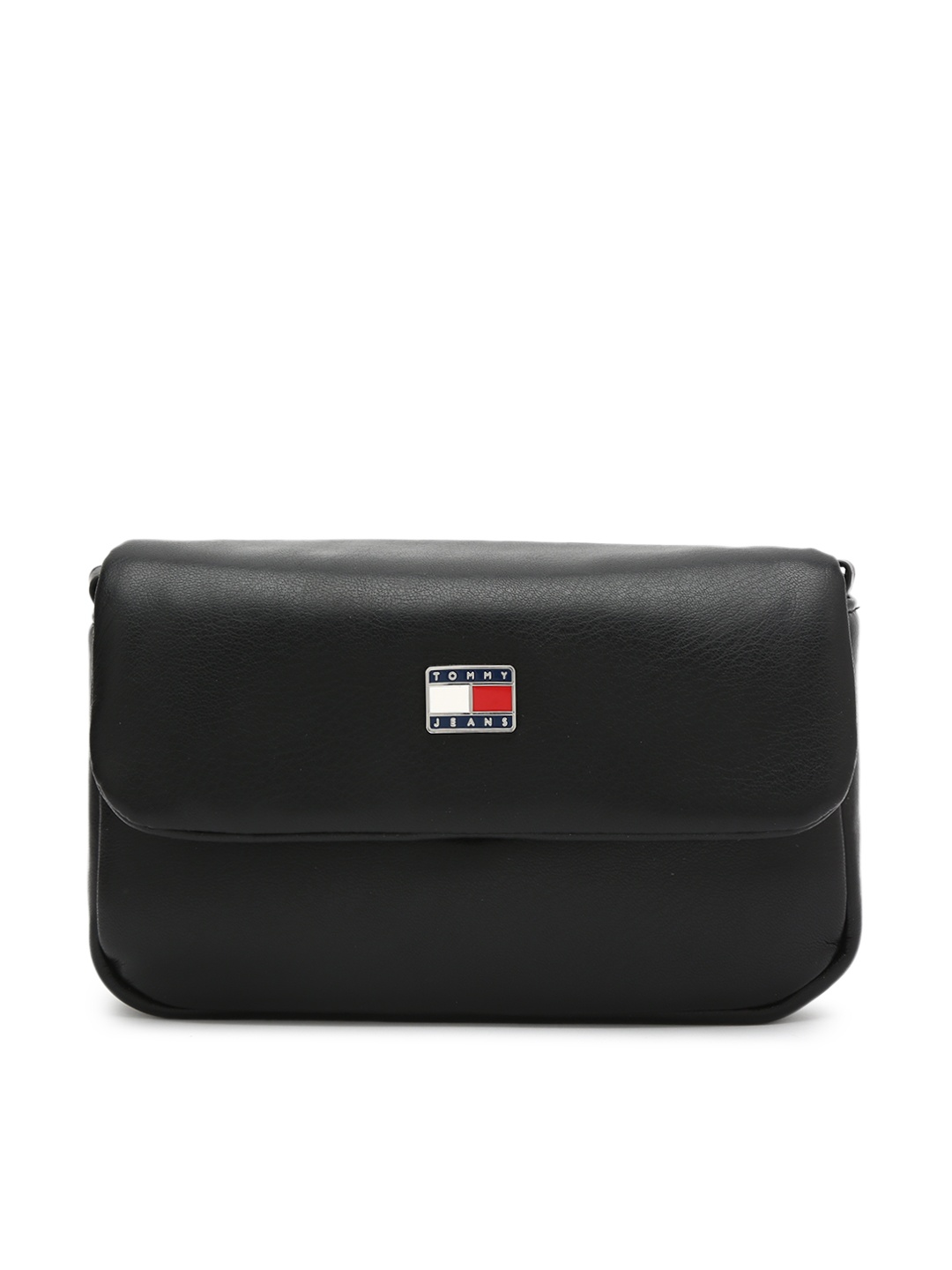 

Tommy Hilfiger PU Structured Sling Bag, Black