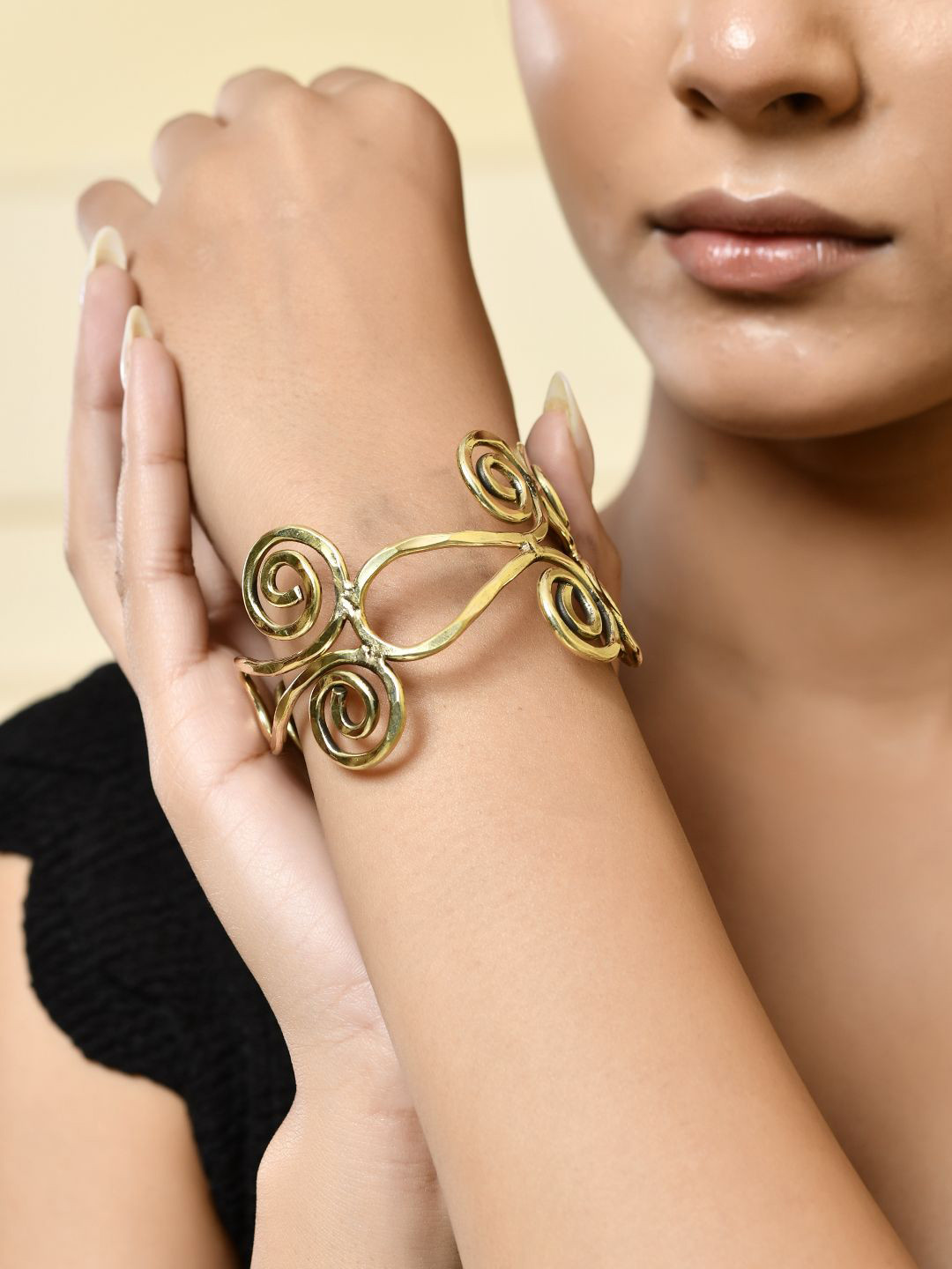 

Silvermerc Designs Gold Plated Cuff Bracelet