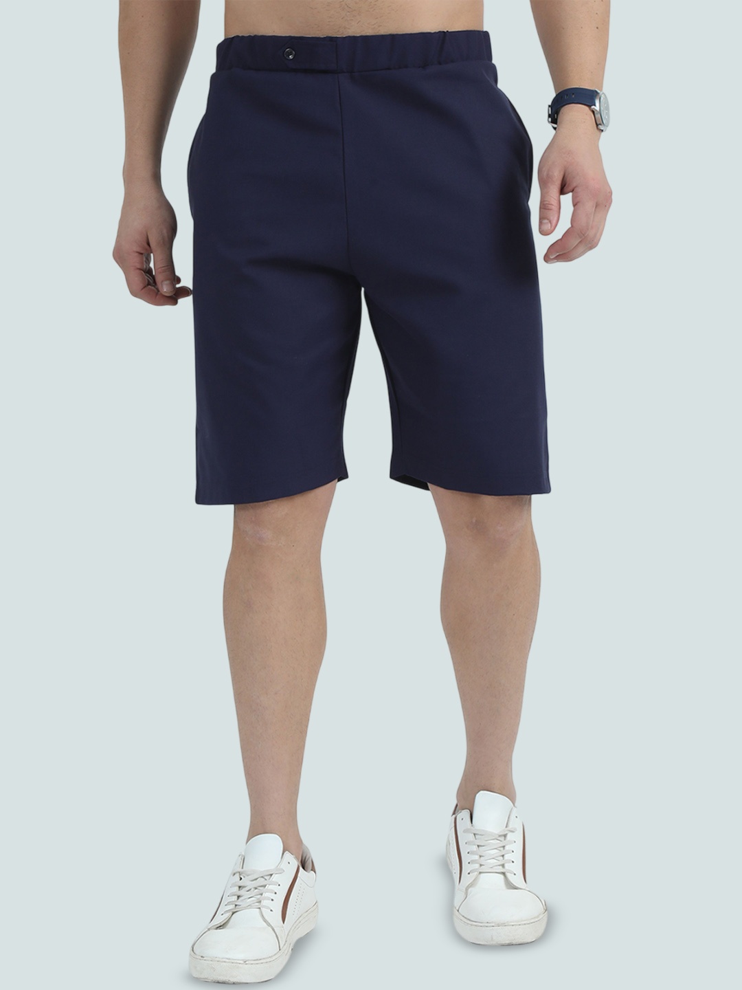 

ECOLINE Clothing Men Outdoor Chino Shorts with Antimicrobial Technology, Navy blue