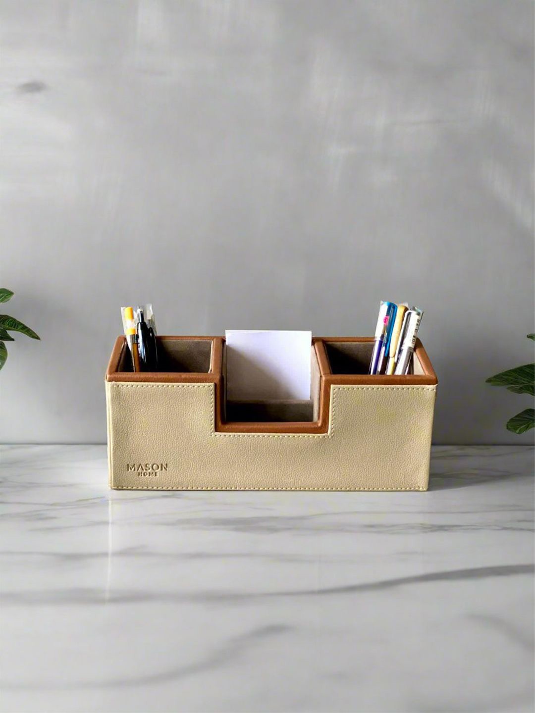 

Mason Home Taupe MDF Super Strong Desk Organiser