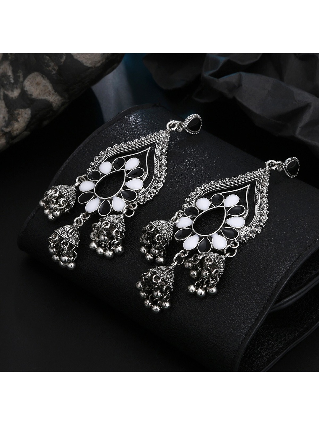 

DESTINY JEWELS Silver-Plated Classic Drop Earrings