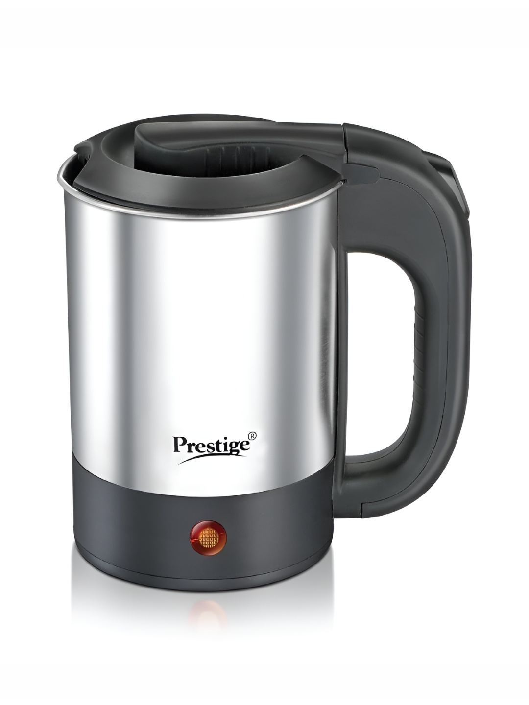 

Prestige Silver & Black Electric Kettle 700W Travel Kettle 0.5L V2 Auto cutoff