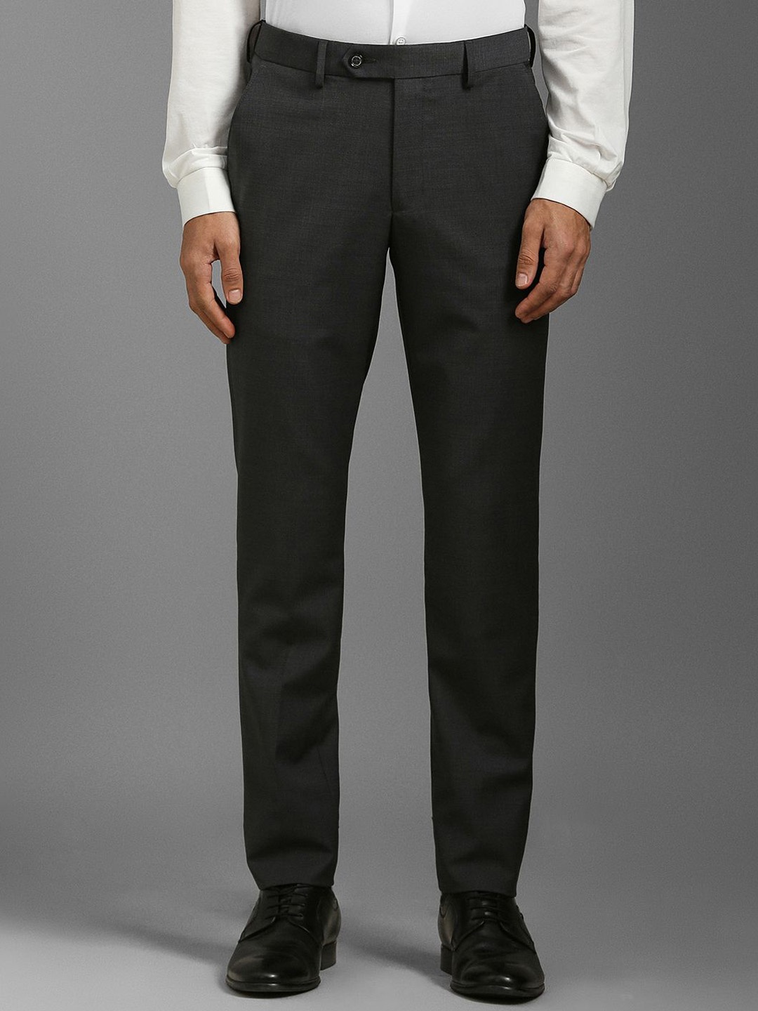 

Louis Philippe Men Slim Fit Formal Trousers, Grey