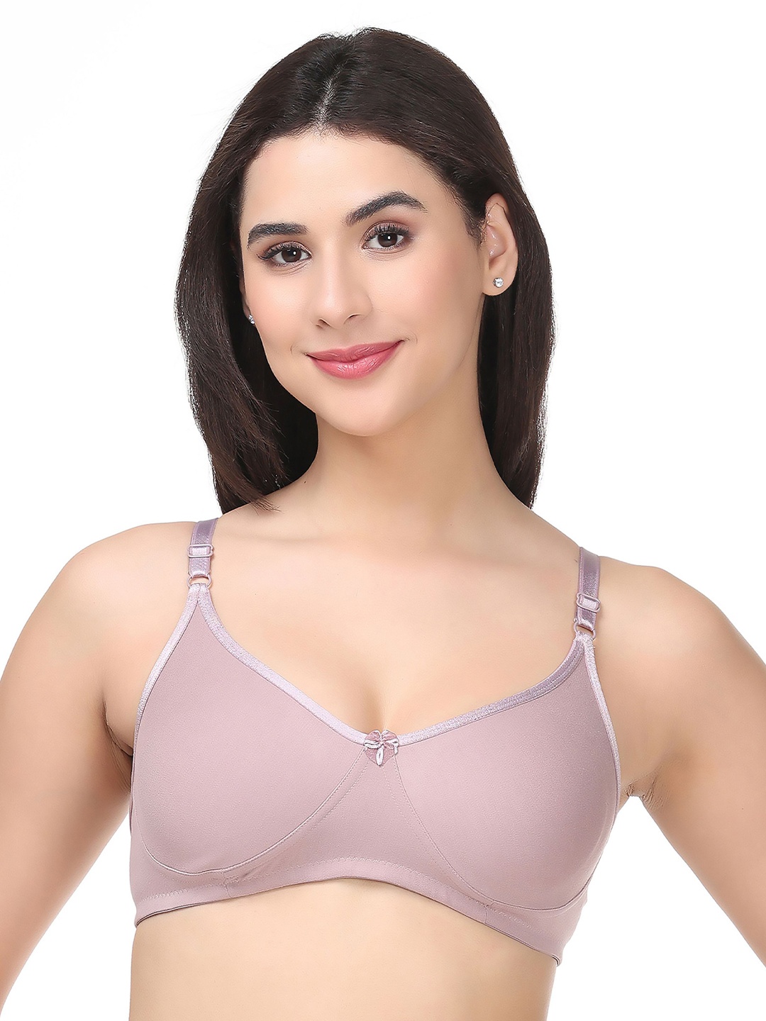 

Vismay Full Coverage Non Padded Everyday Bra, Mauve