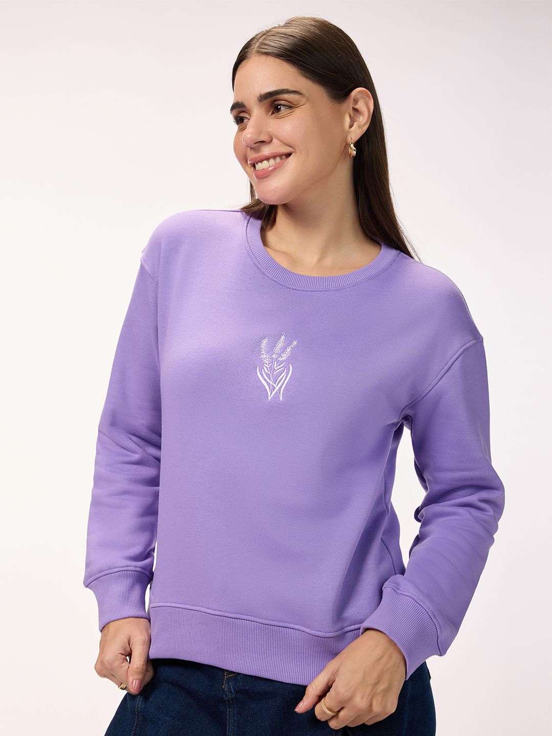 

Bombay High Women Pullover Sweatshirt, Lavender