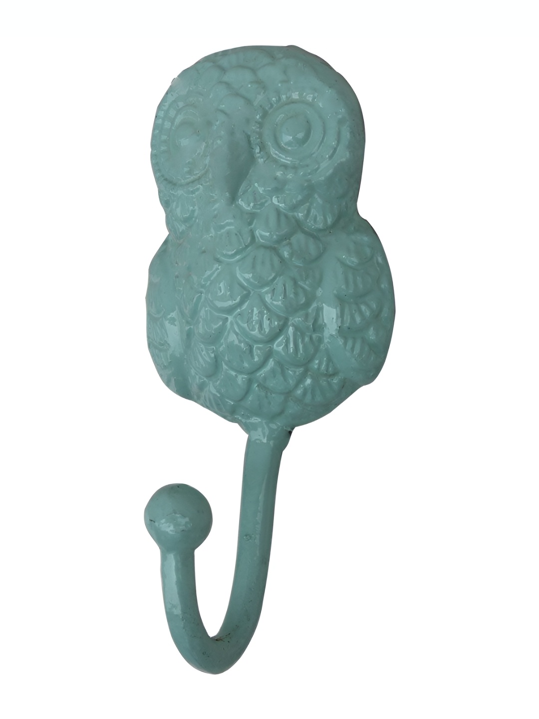 

IndianShelf Green Iron Owl Wall Hangers Hooks