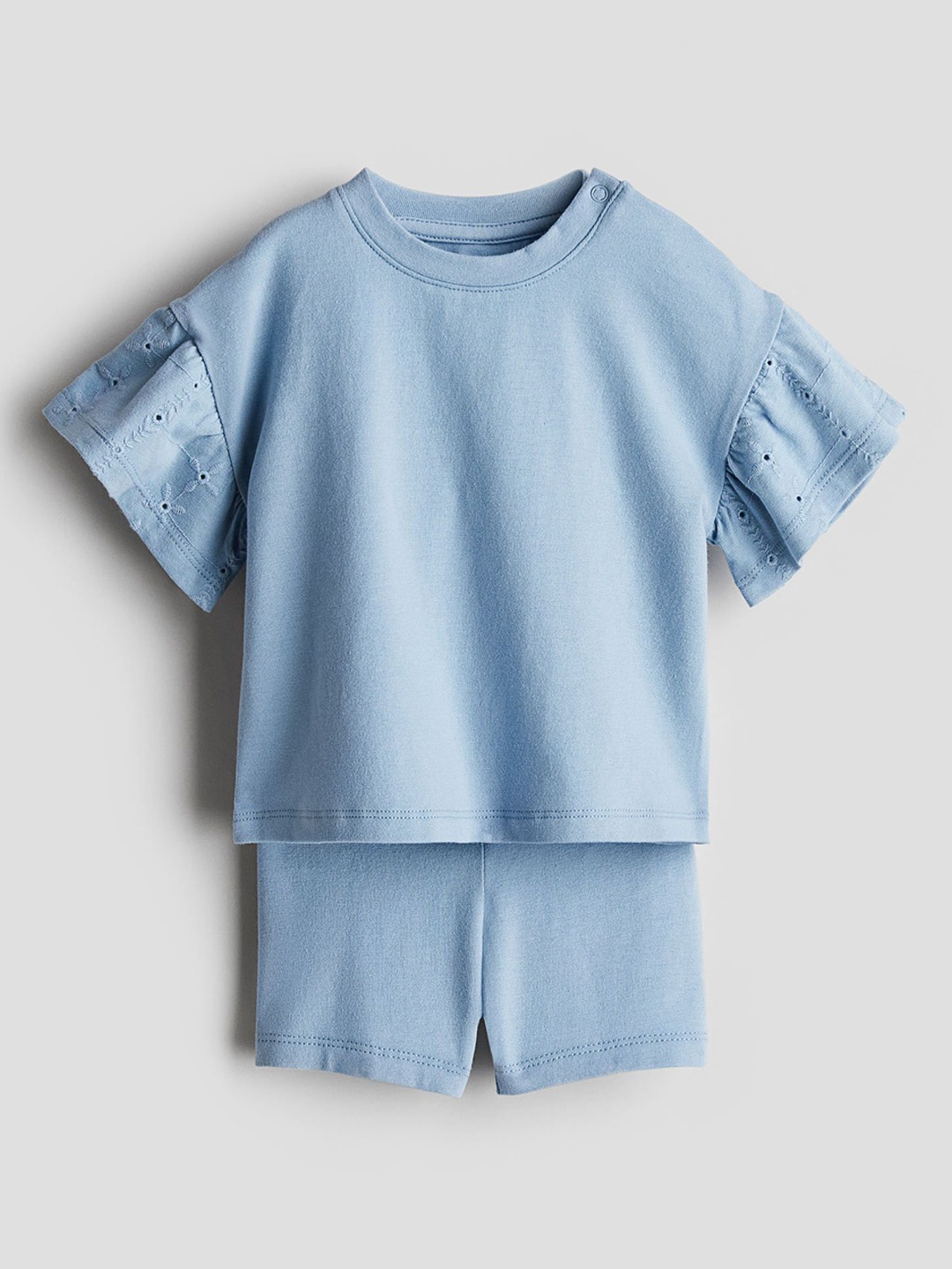

H&M 2-Piece Cotton Jersey Set, Blue