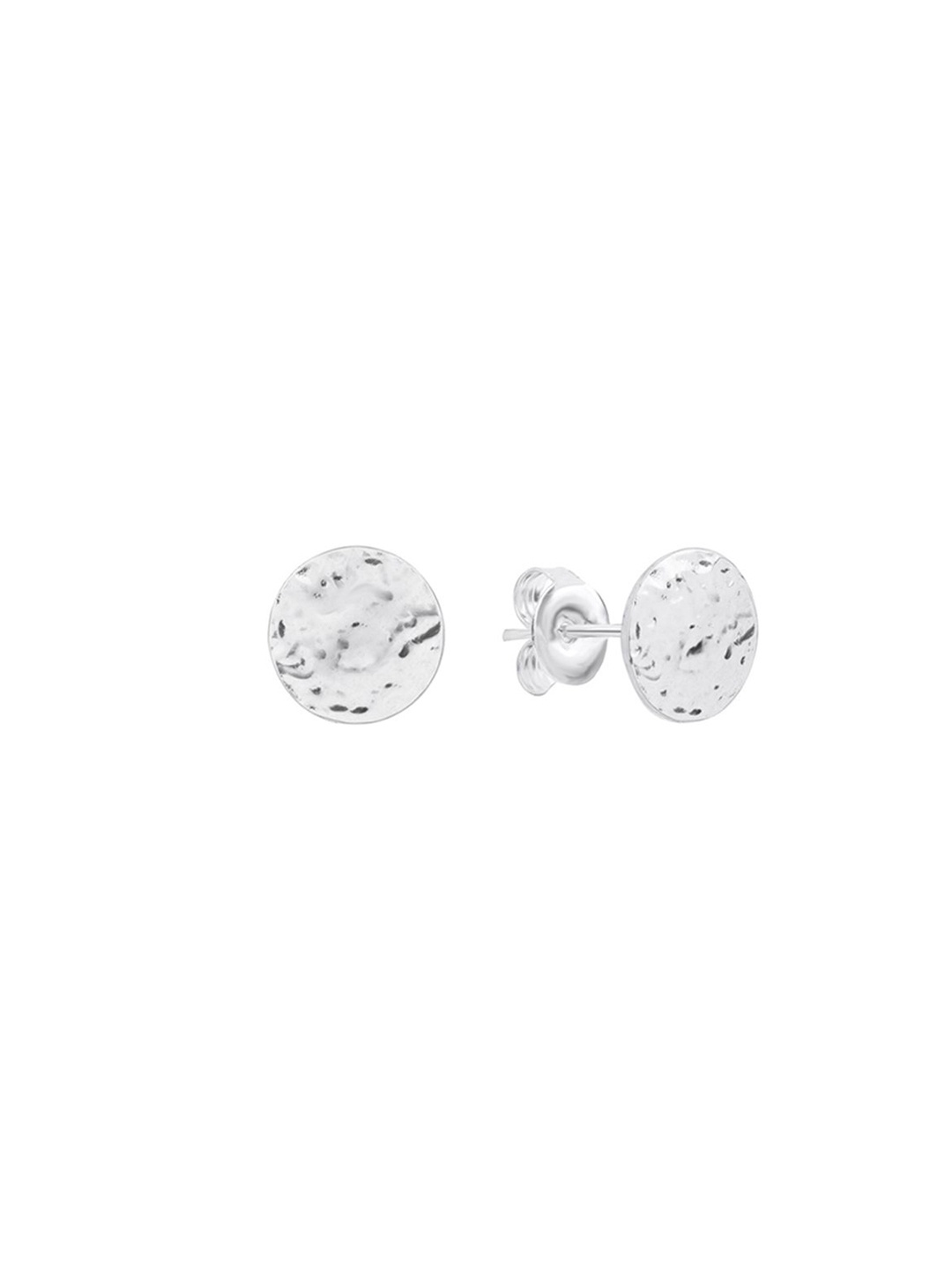 

Nistra Circular Studs Earrings, Silver