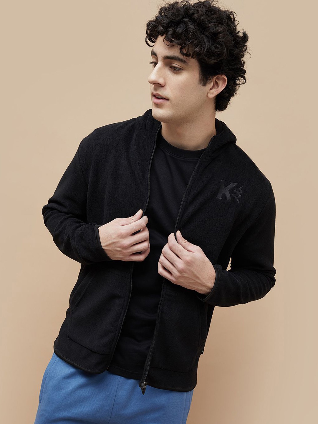 

Kappa Men Printed Sweatshirt, Black