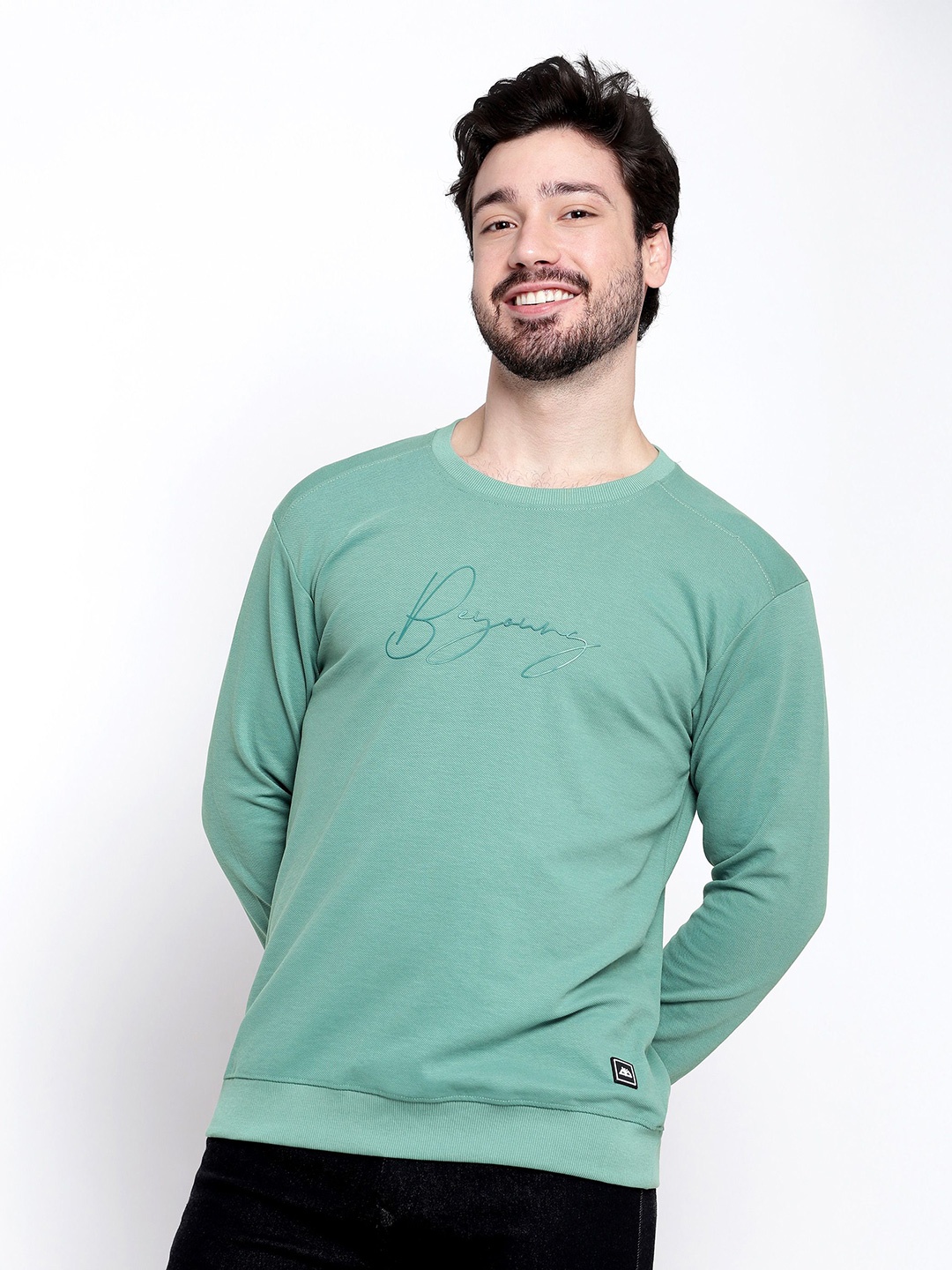 

Beyoung Men Sweatshirt, Green