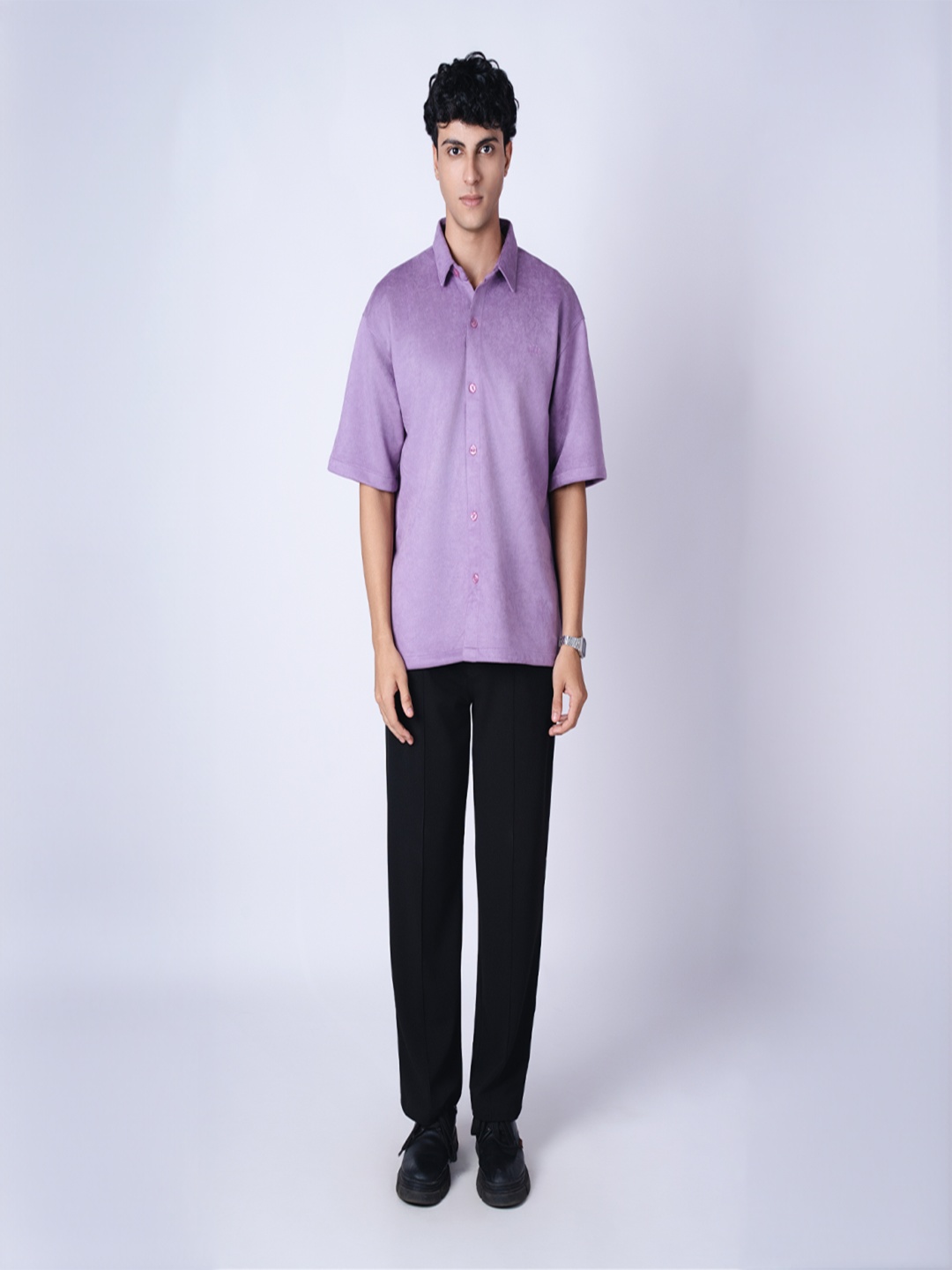 

HOP HEAD Classic Suede Shirt, Purple