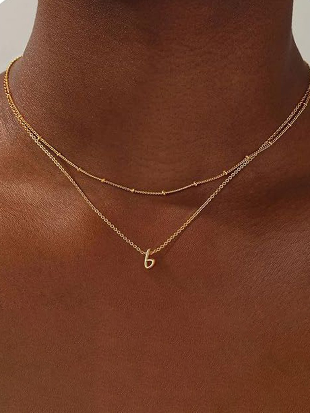 

StyleCast x Revolte Gold-Plated Layered Minimal Chain