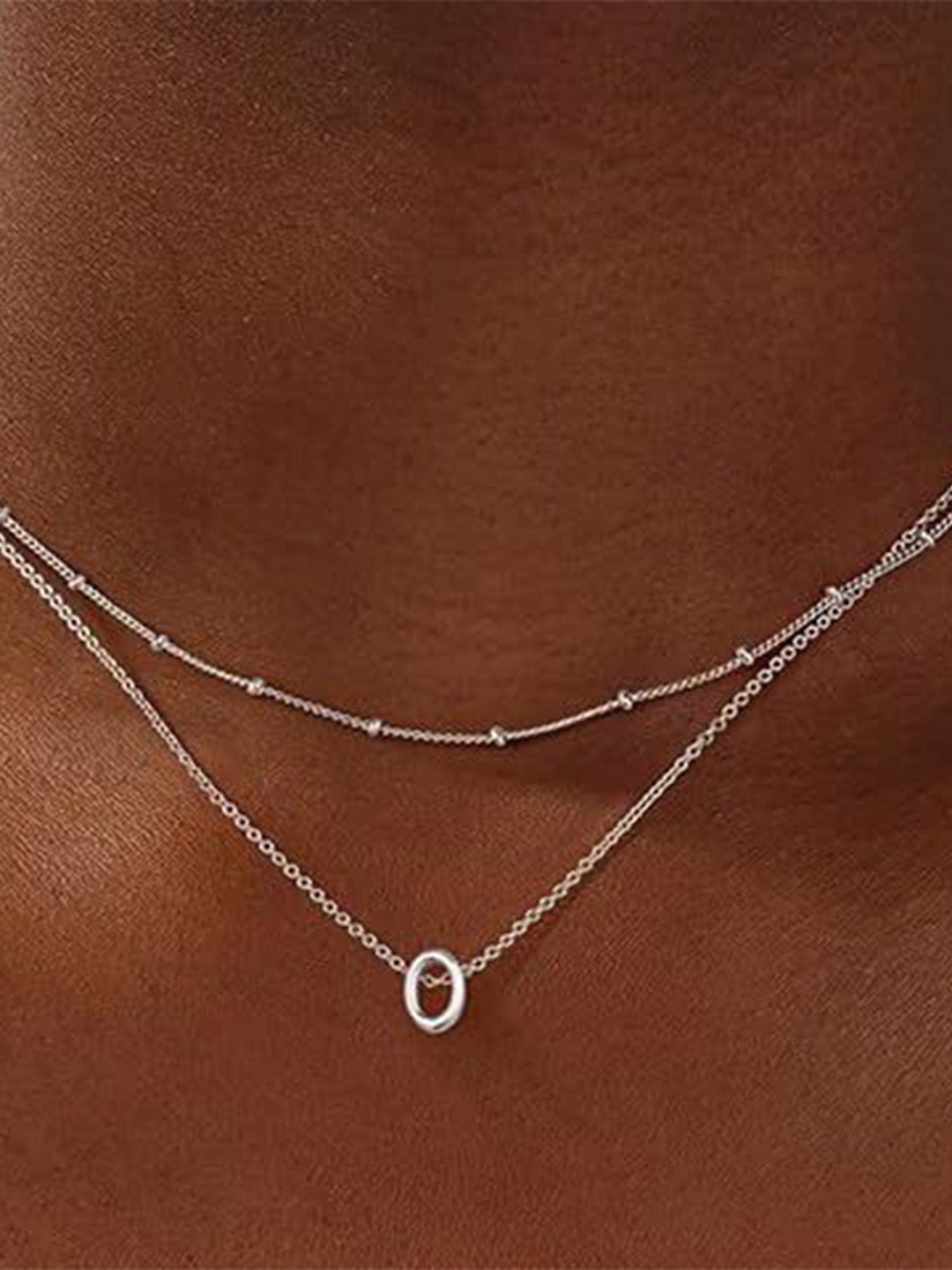 

StyleCast x Revolte Silver-Plated Layered Minimal Chain