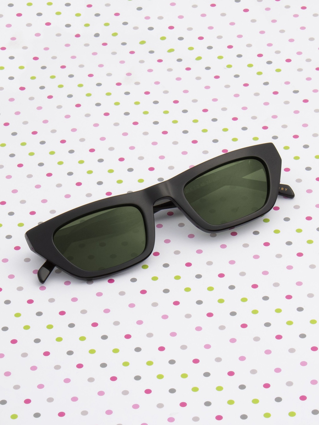 

Ted Smith Women Green Cateye Luxury Acetate Sunglasses with Polarised Lens