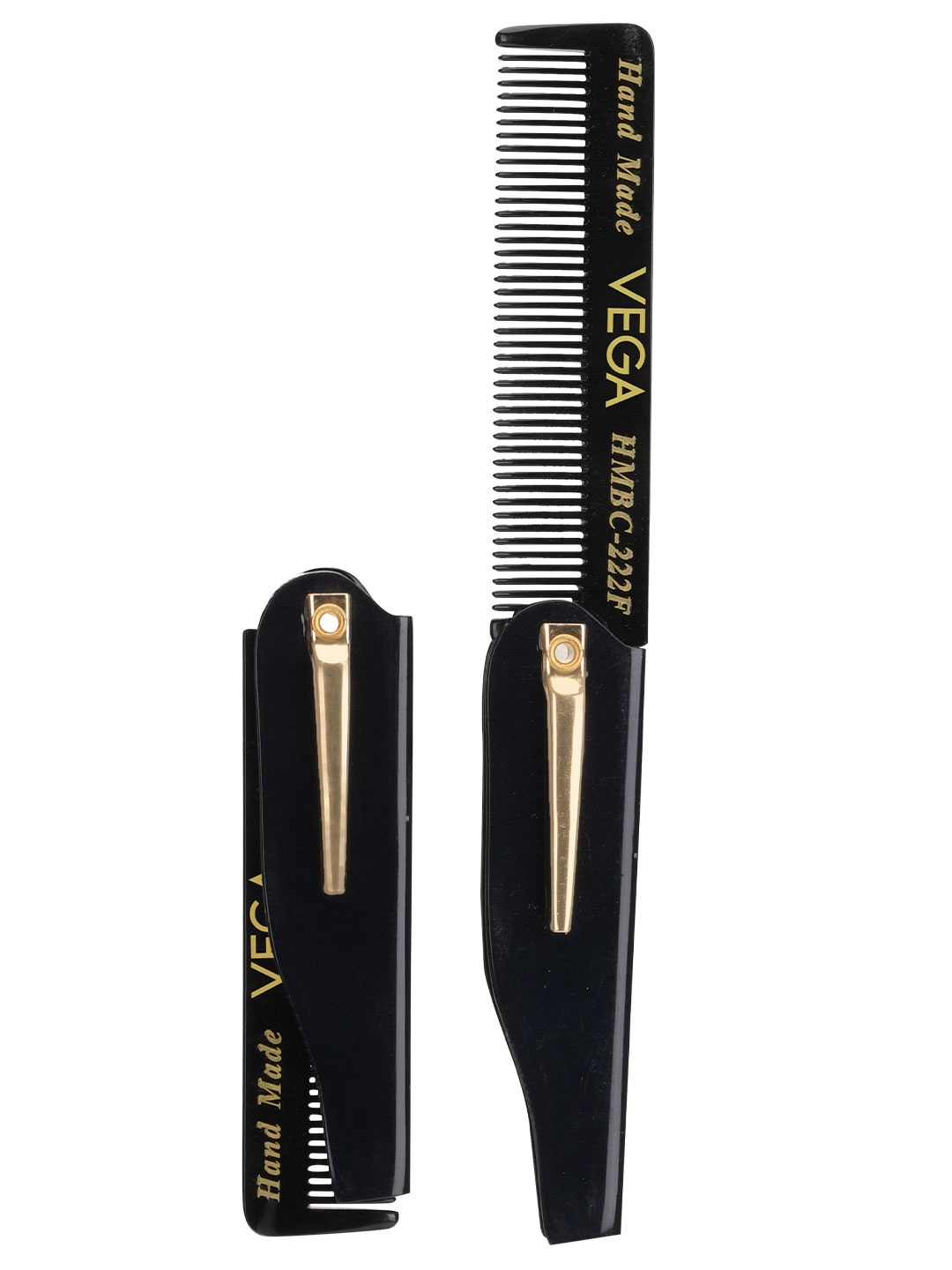 

VEGA Men Pocket-size Foldable Beard Comb - HMBC-222F, Black