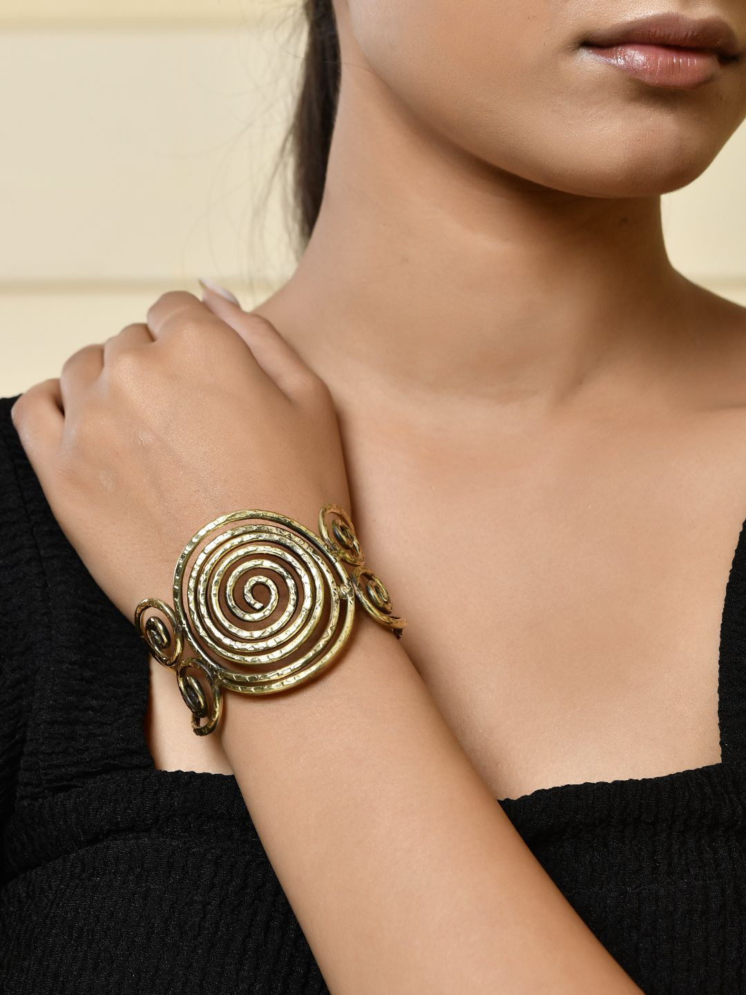 

Silvermerc Designs Gold Plated Cuff Bracelet