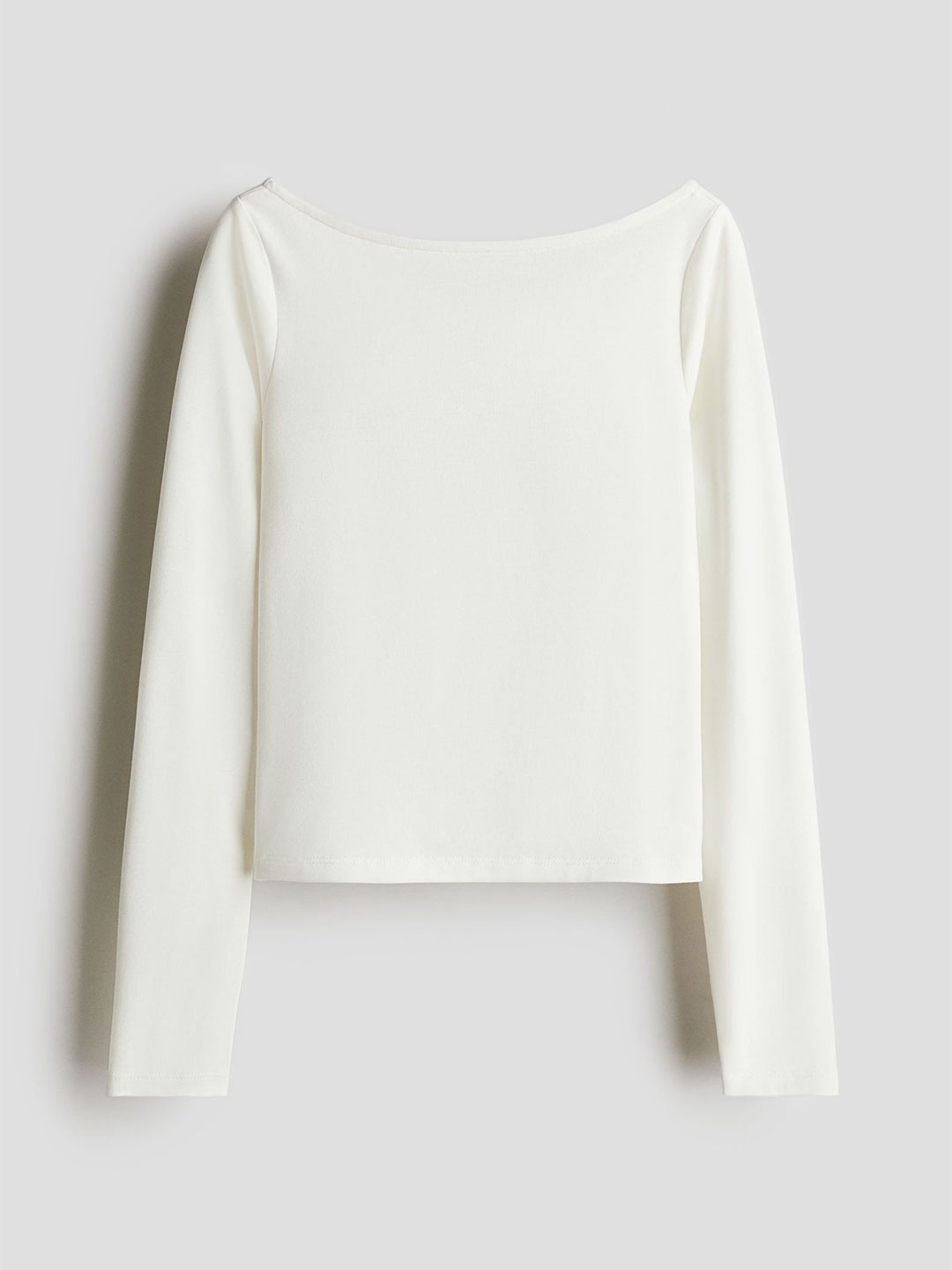 

H&M Girls Cut-Out Jersey Top, White