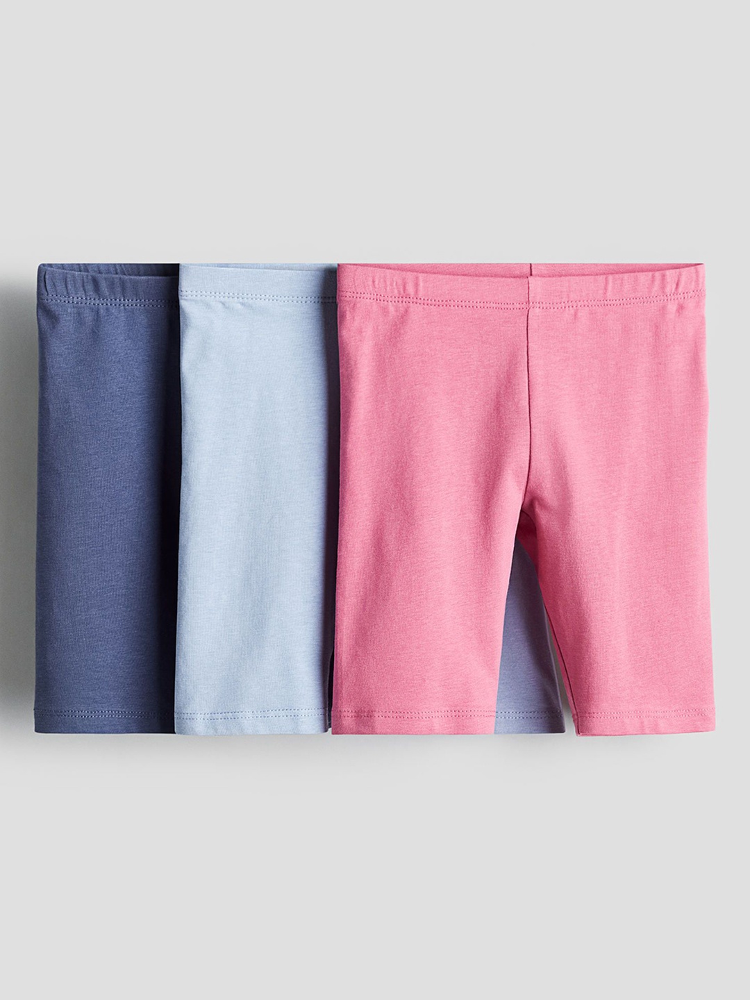 

H&M 3-Pack Cotton Cycling Shorts, Pink