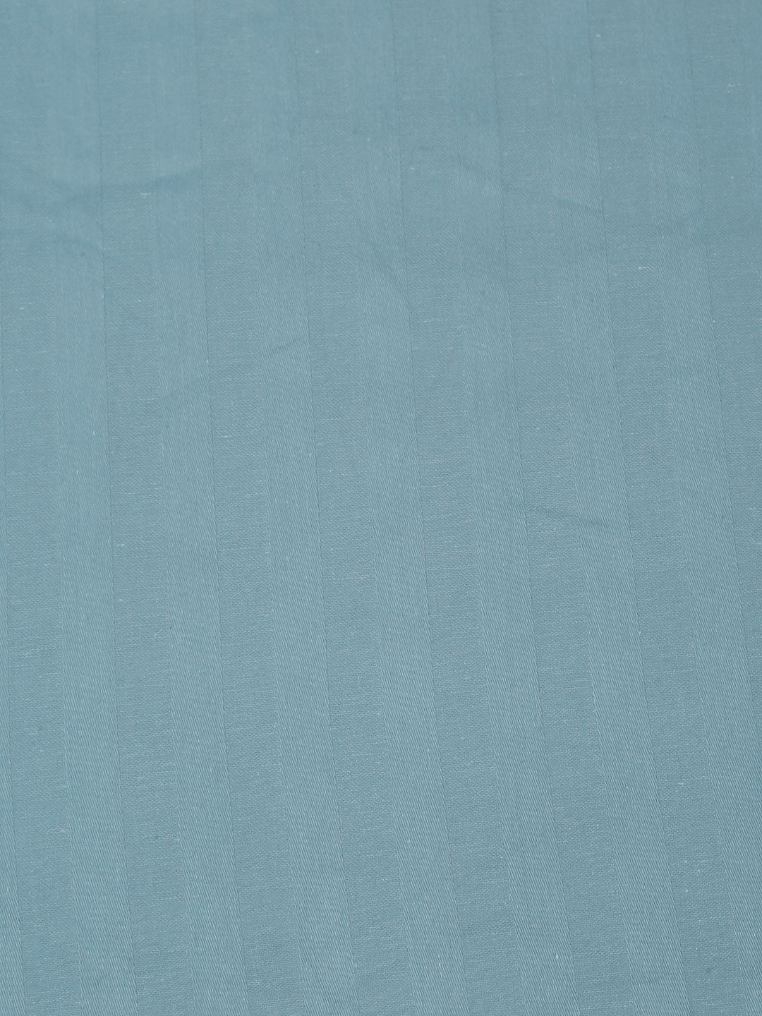 

MARK HOME Blue Striped Cotton 210 TC Single Bedsheet with 1 Pillow Cover-2.28 m x 1.37 m