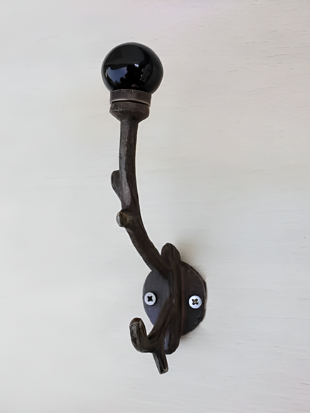 

IndianShelf Black Ceramic Tree Cloth Hanger for Wall Coat Hook