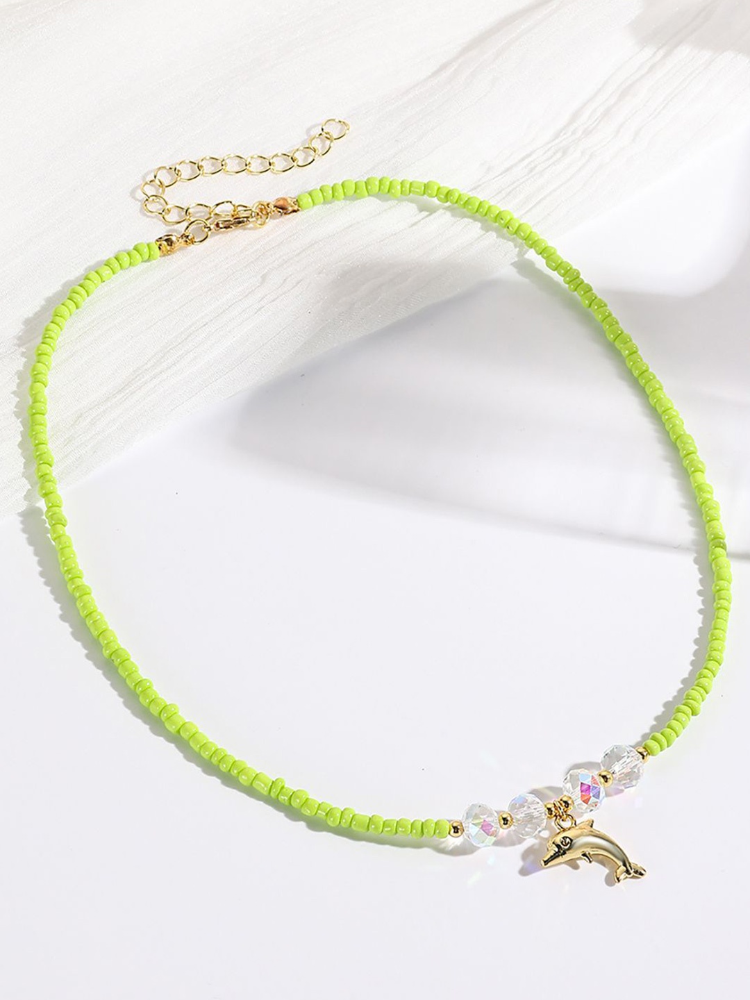 

StyleCast x Revolte Gold-Plated Beaded Enamelled Chain