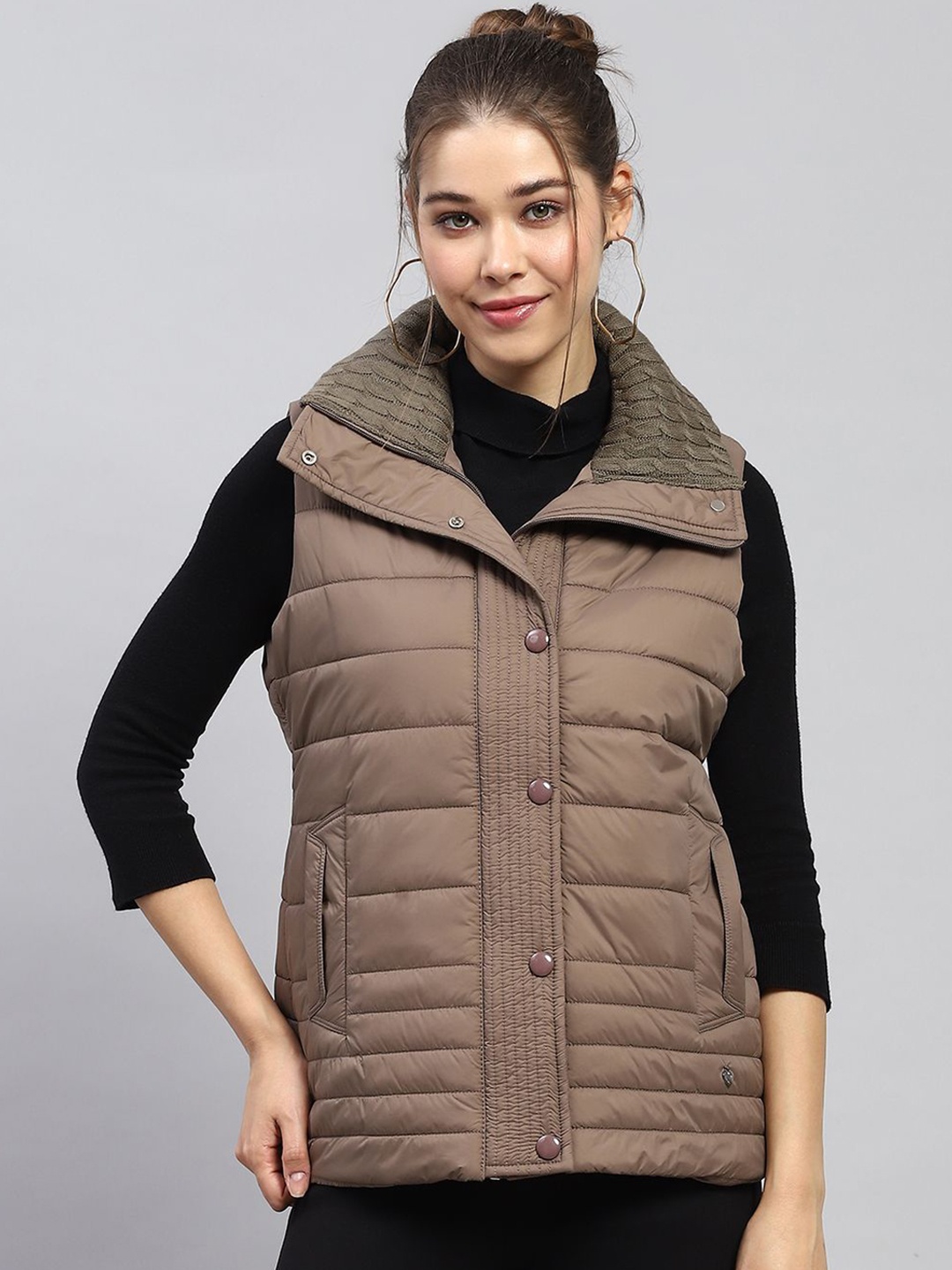 

Monte Carlo Women Lightweight Outdoor Puffer Jacket, Brown