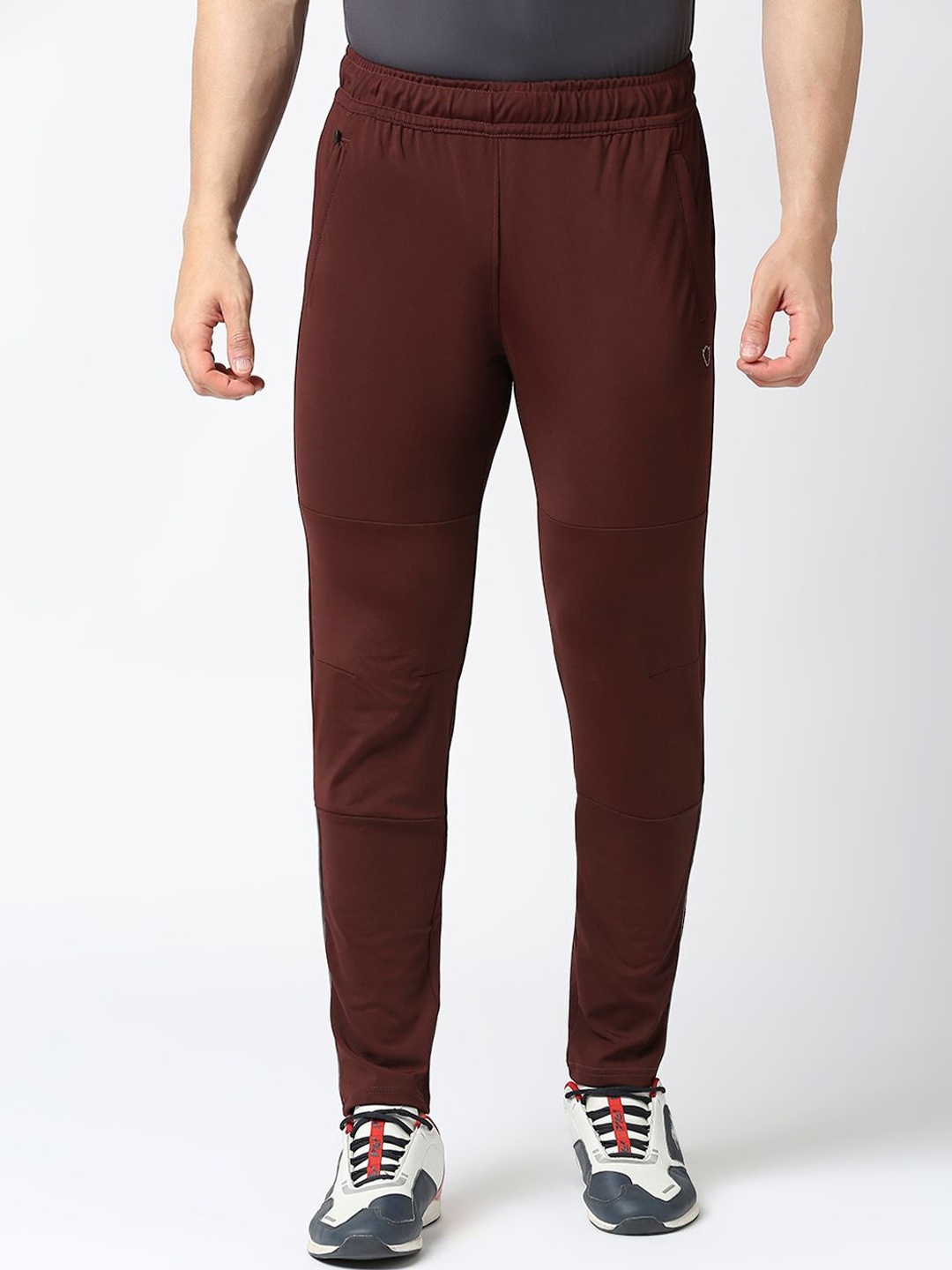 

Lovable Sport Men Mid-Rise Sports Track Pant, Burgundy