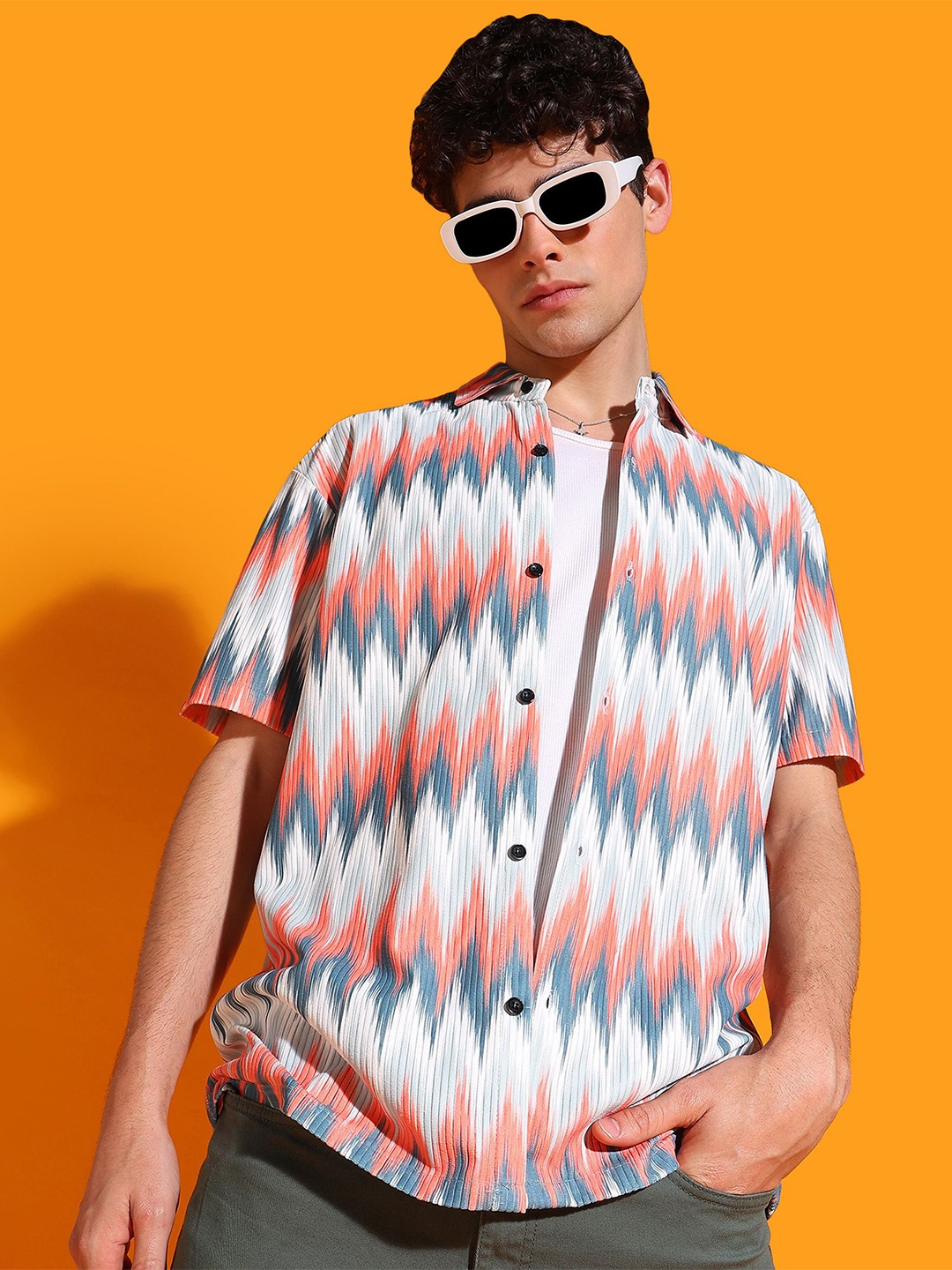 

INDICLUB Men Opaque Casual Shirt, Multi
