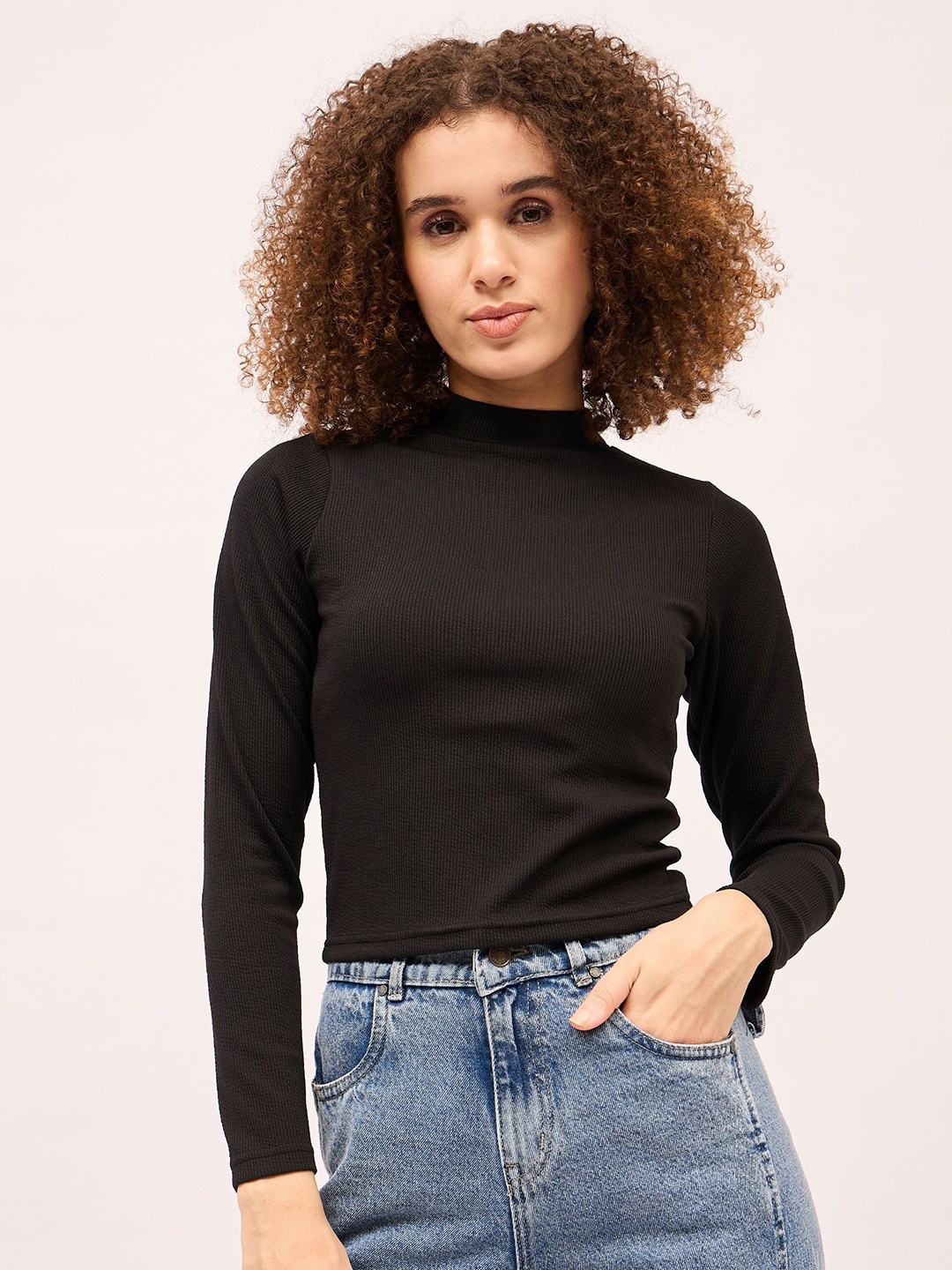 

Mayra Women Top, Black