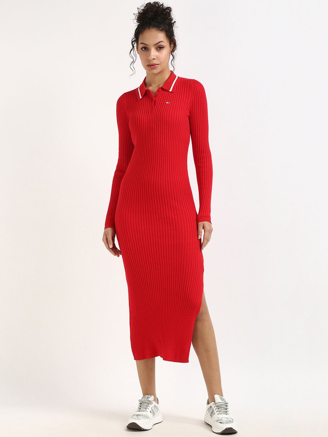 

Tommy Hilfiger Bodycon Midi Dress, Red