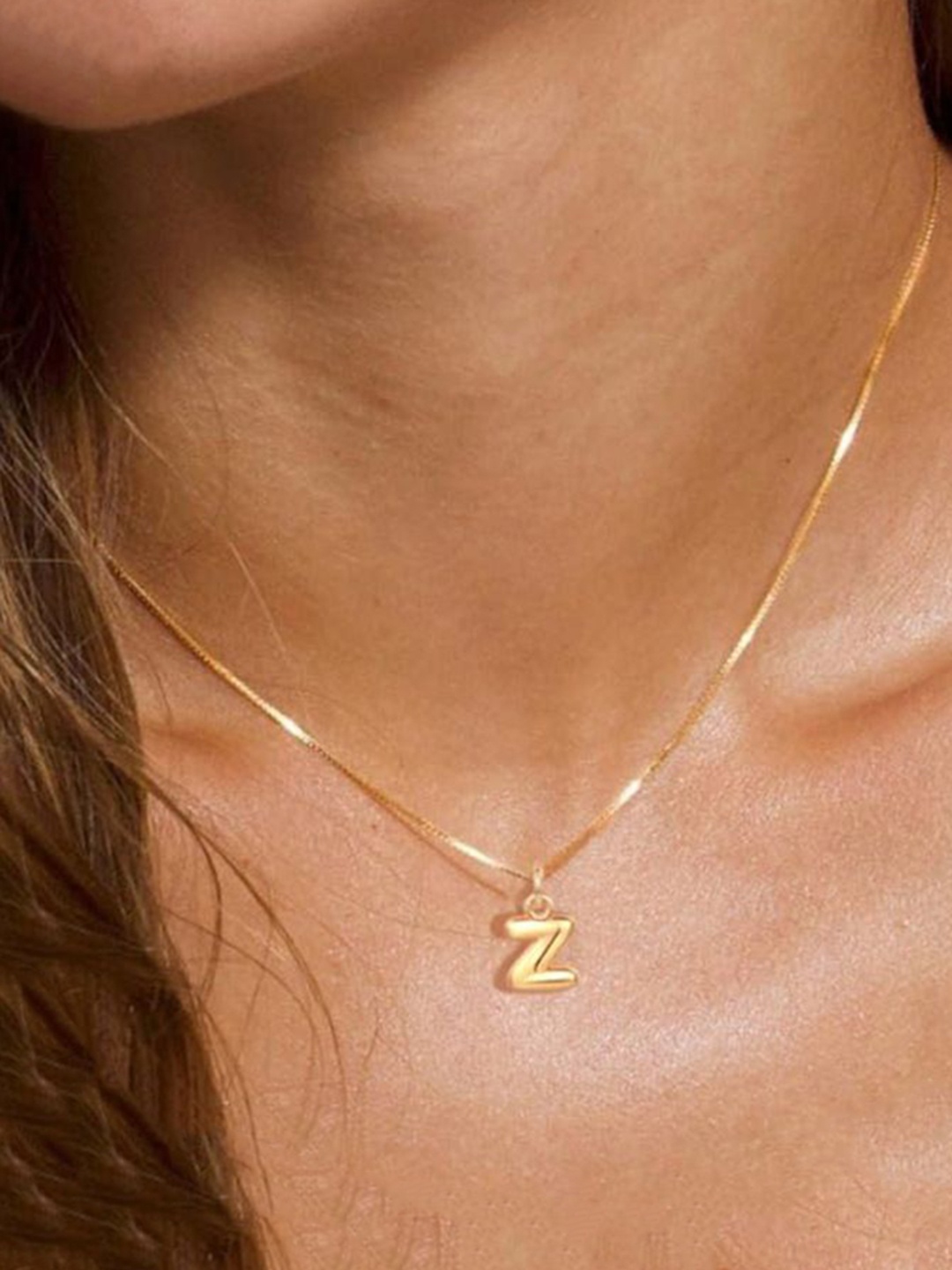 

StyleCast x Revolte Gold-Plated Z-Alphabet Initial Pendant with Chain