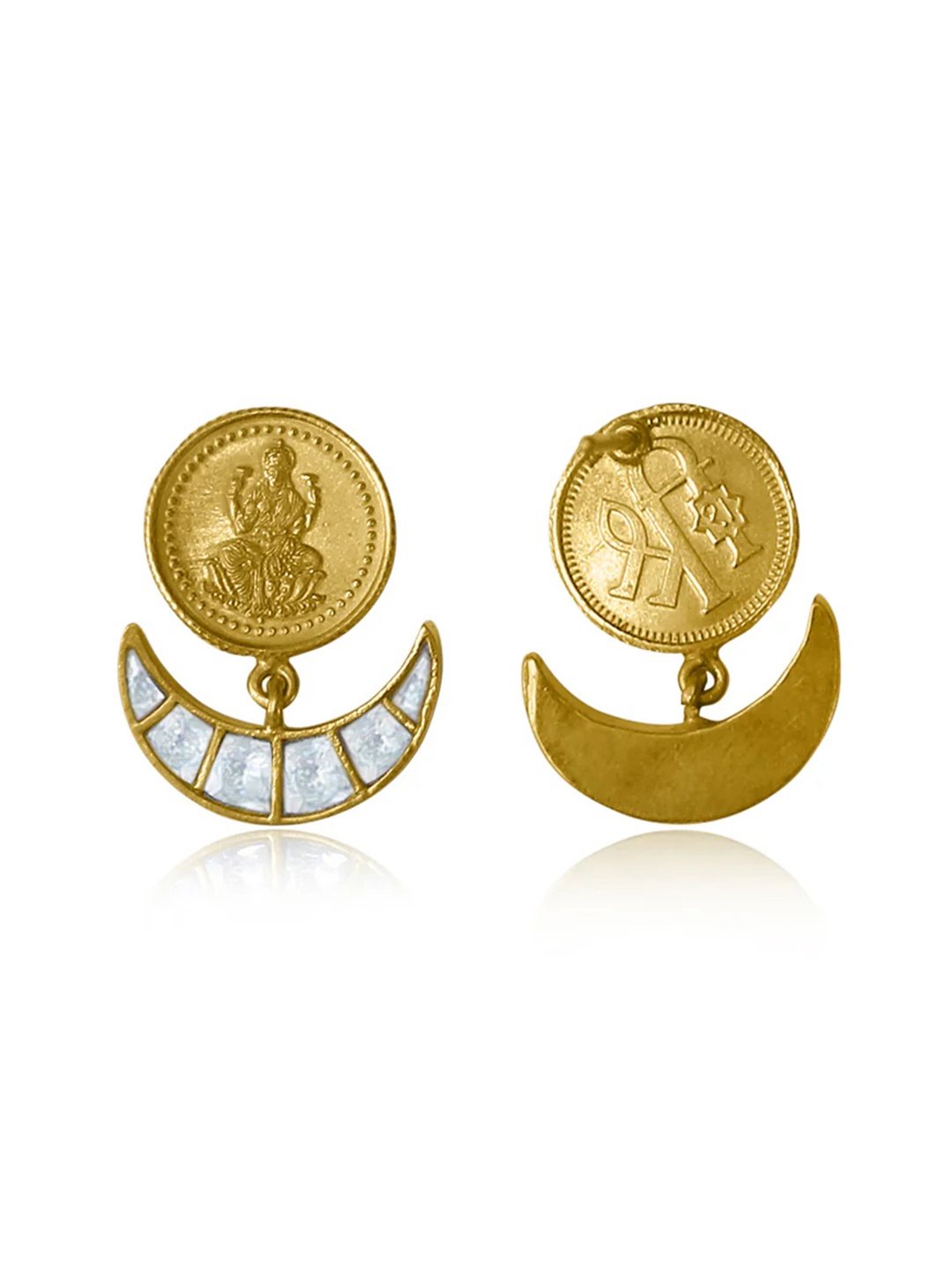 

Unniyarcha Gold Plated 92.5 Silver Studs Earrings