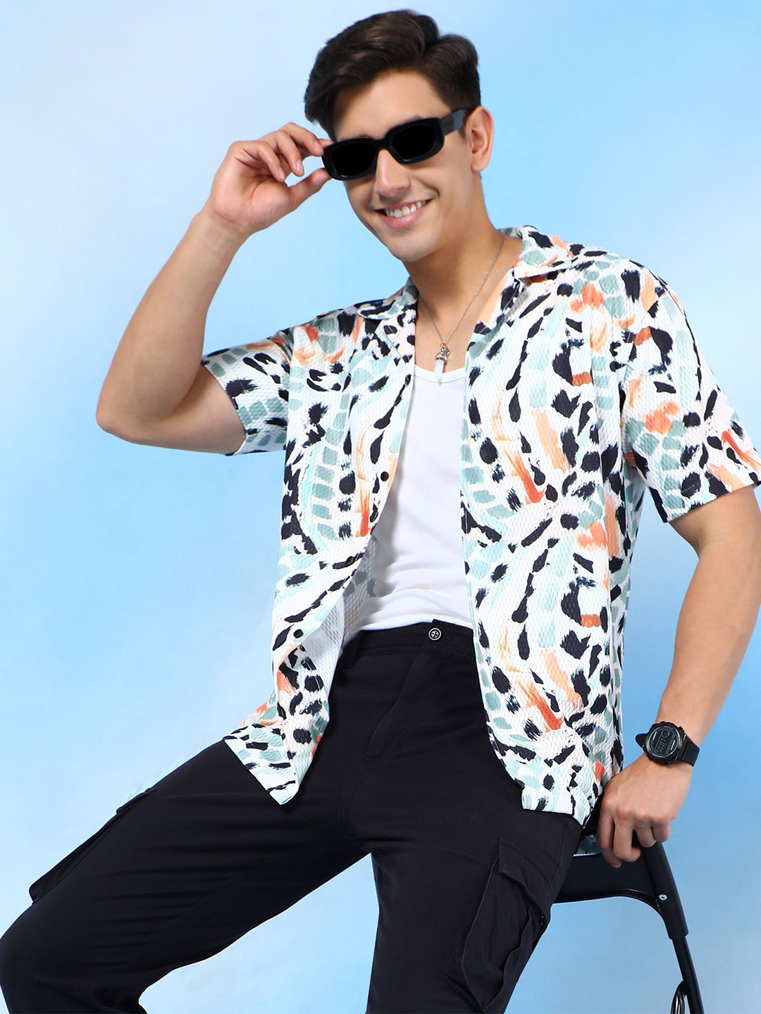 

INDICLUB Men Opaque Casual Shirt, Multi