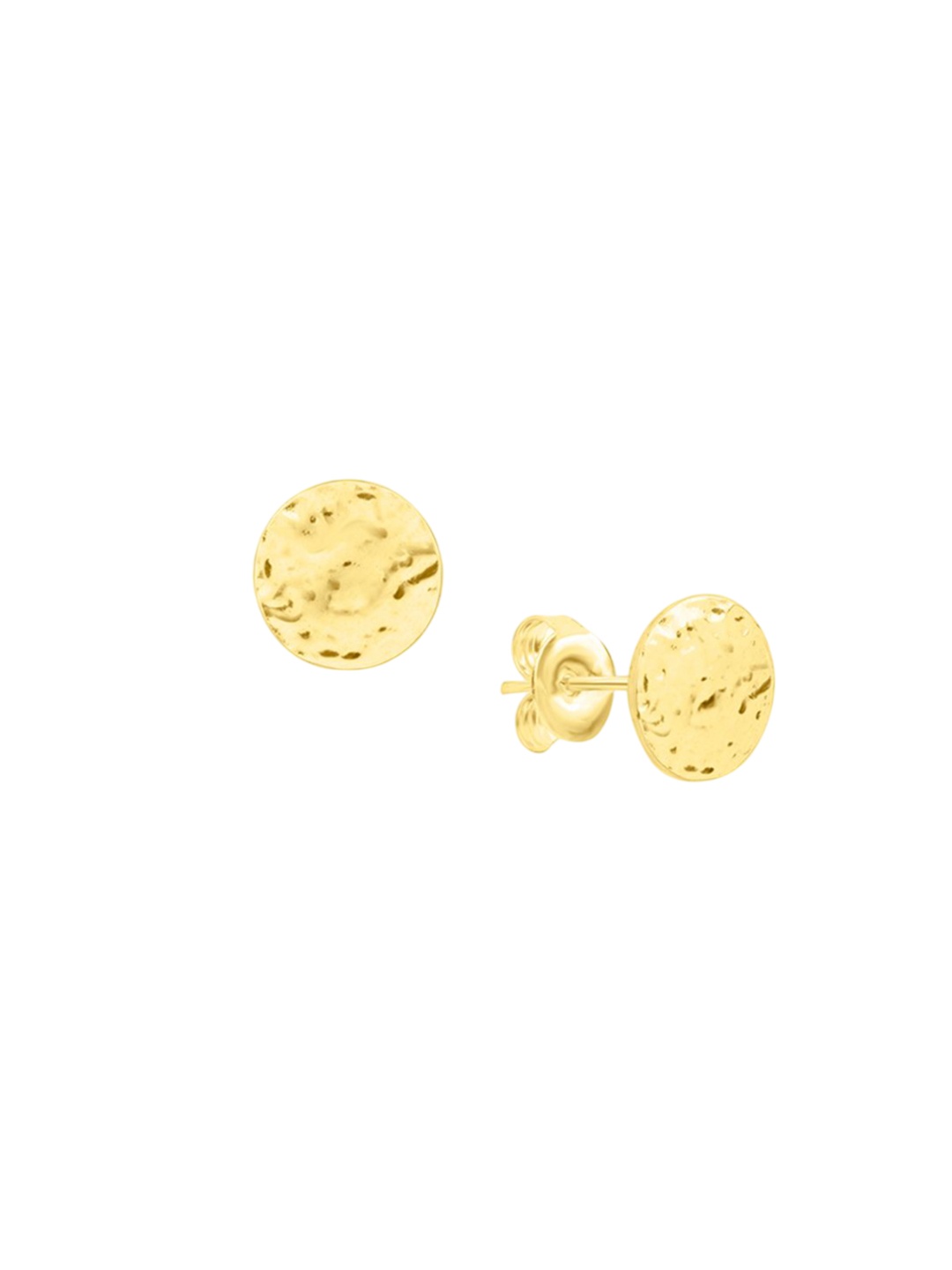 

Nistra Circular Studs Earrings, Gold