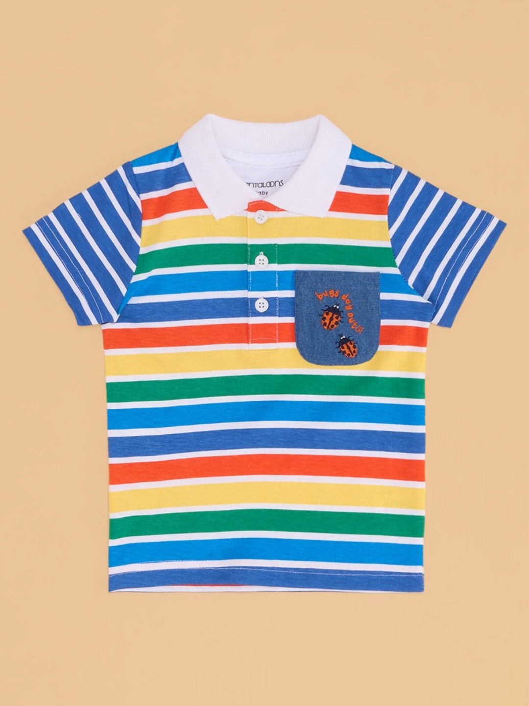 

Pantaloons Baby Boys Abstract Printed T-shirt, White