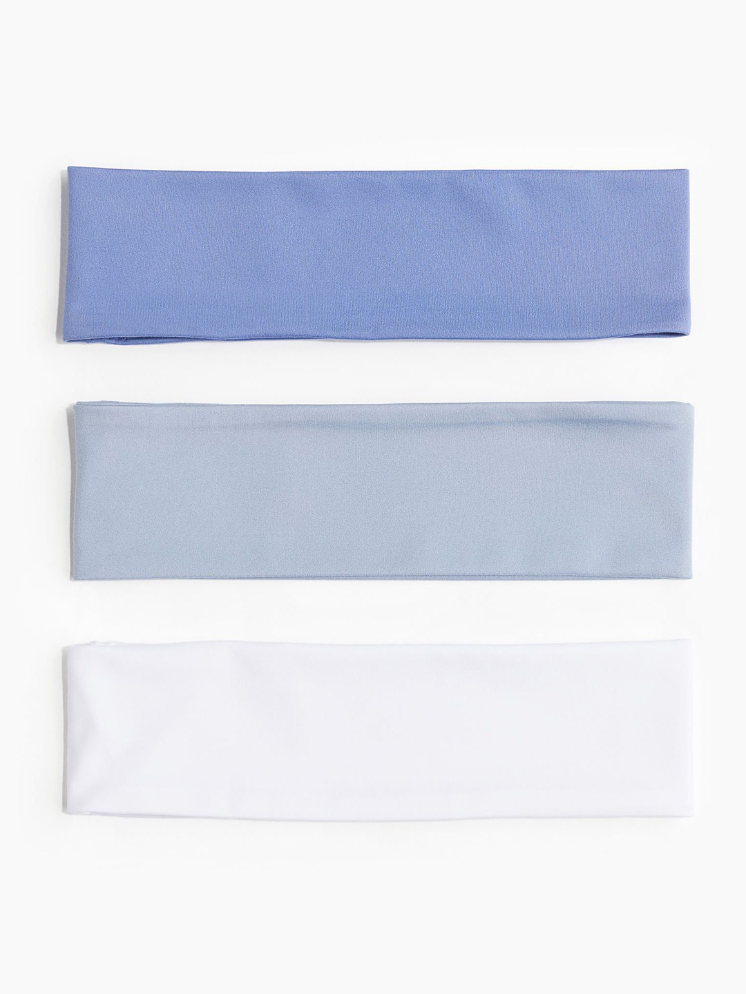 

H&M Girls 3-Pack Sports Hairbands In Softmove, Blue