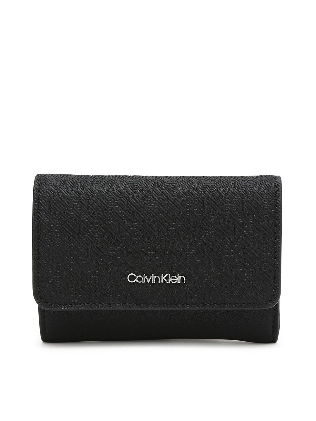 

Calvin Klein Women PU Two Fold Wallet, Black