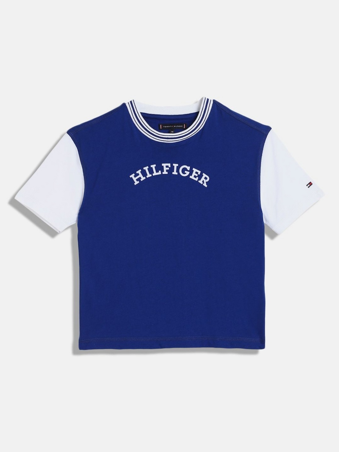 

Tommy Hilfiger Boys Raw Edge T-shirt, Blue