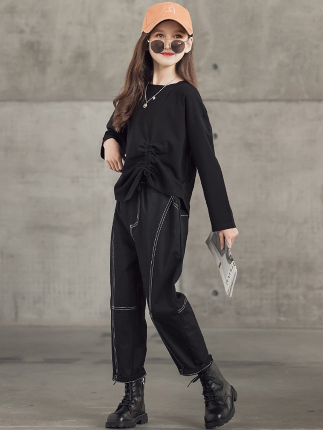 

INCLUD Girls Trousers, Black