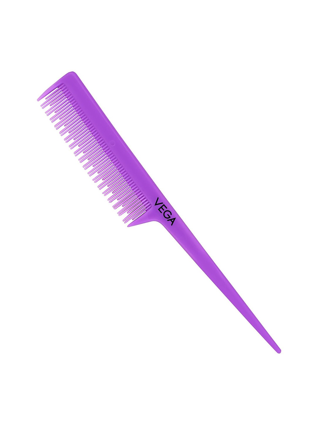 

VEGA Rat Tail Long Head Hair Comb - 1243, Purple