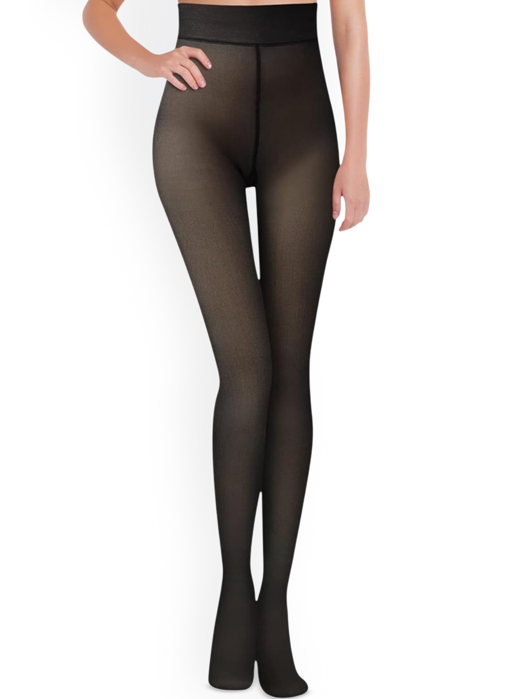 

BRACHY Girls Mid-Rise Stockings, Black