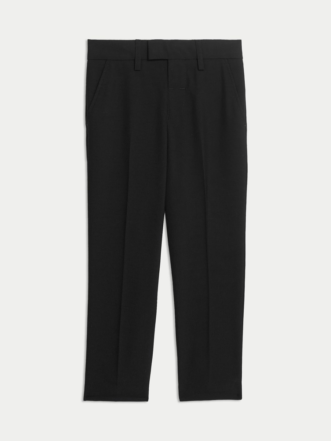 

Marks & Spencer Boys High-Rise Trousers, Black