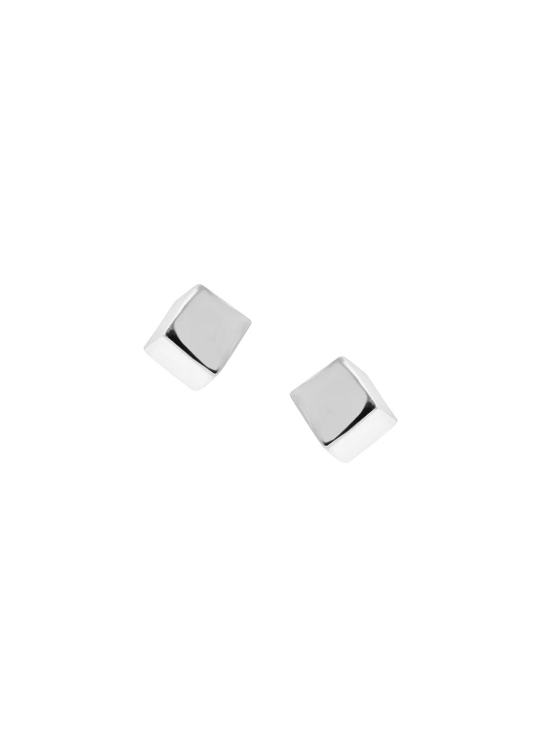 

Nistra Square Studs Earrings, Silver